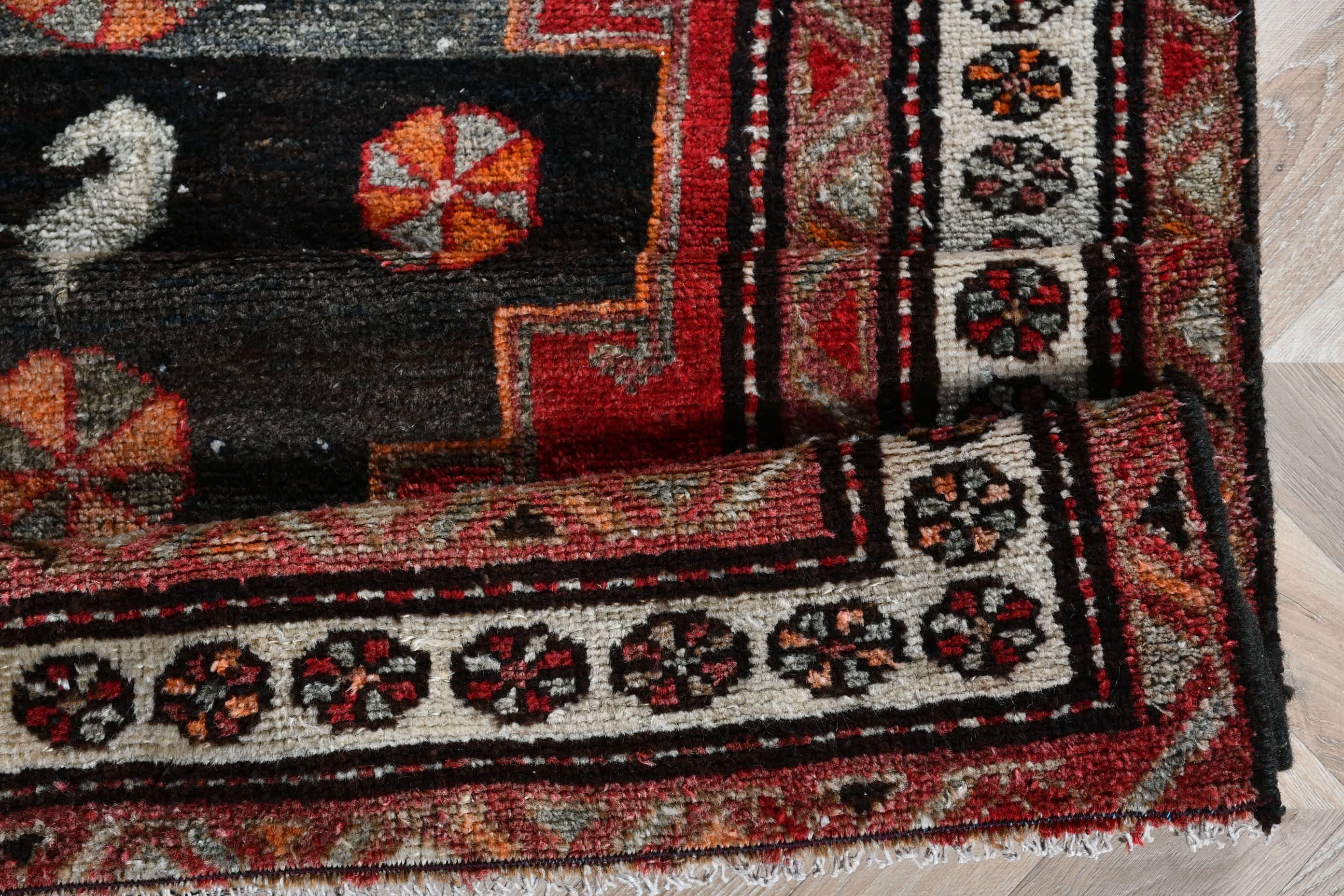 Boho Rug, Oriental Rug, Vintage Rugs, Entry Rug, Red  3.3x6.4 ft Accent Rugs, Bedroom Rugs, Turkish Rug