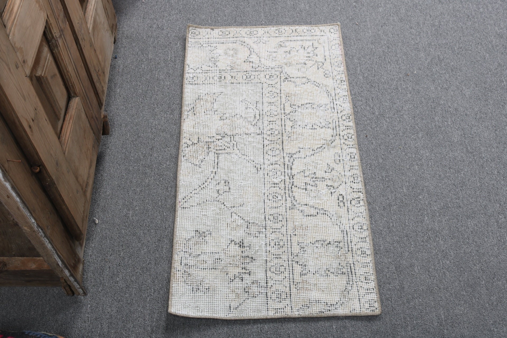 Vintage Halı, Geleneksel Halılar, Bej Fas Halısı, Çocuk Halısı, 1,5x3 ft Küçük Halı, Türk Halısı, Modern Halı, Küçük Boho Halıları, Oryantal Halılar