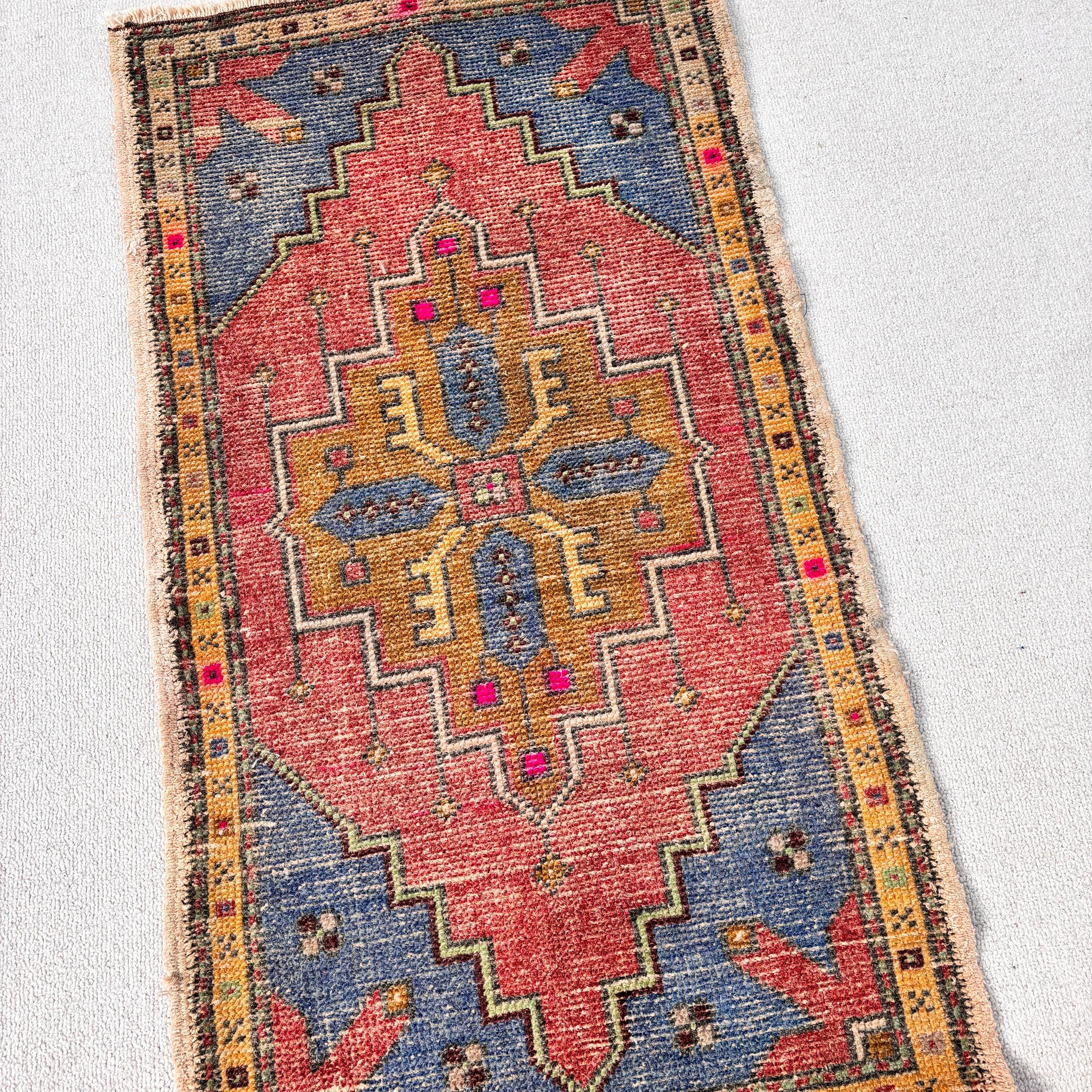 Bedroom Rug, Rugs for Nursery, Red Oriental Rugs, Floor Rugs, Vintage Rugs, Bath Rug, Turkish Rugs, Moroccan Rug, 1.8x3.2 ft Small Rugs