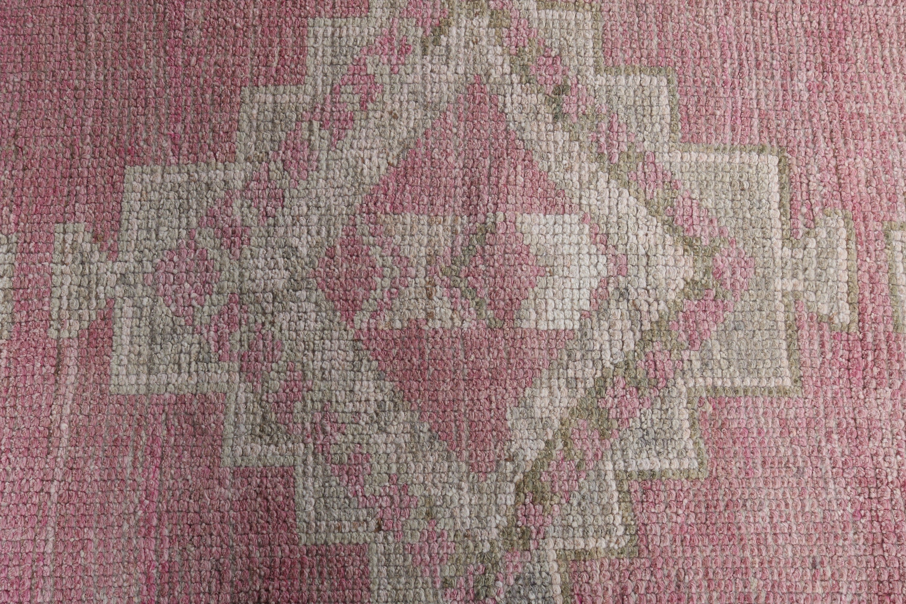 Turkish Rugs, Bedroom Rugs, 2.6x10.9 ft Runner Rugs, Vintage Rugs, Stair Rugs, Pink Kitchen Rug, Anatolian Rug, Corridor Rug, Modern Rug