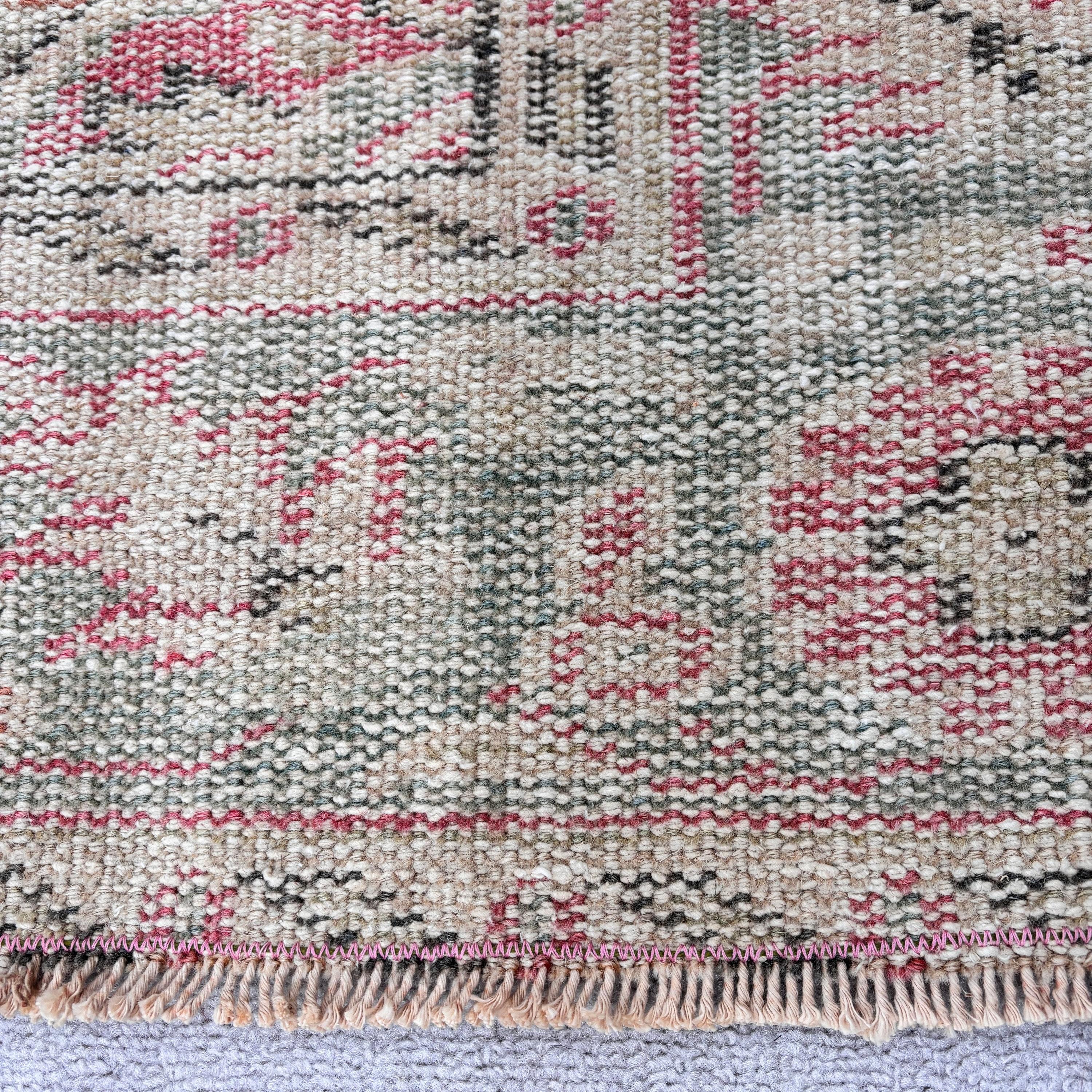 Türk Halısı, Yatak Odası Halıları, Yatak Odası Halıları, Vintage Halılar, Oryantal Halı, Büyük Boho Halısı, 6x8,8 ft Büyük Halı, Pembe Yer Halıları, Oushak Halısı