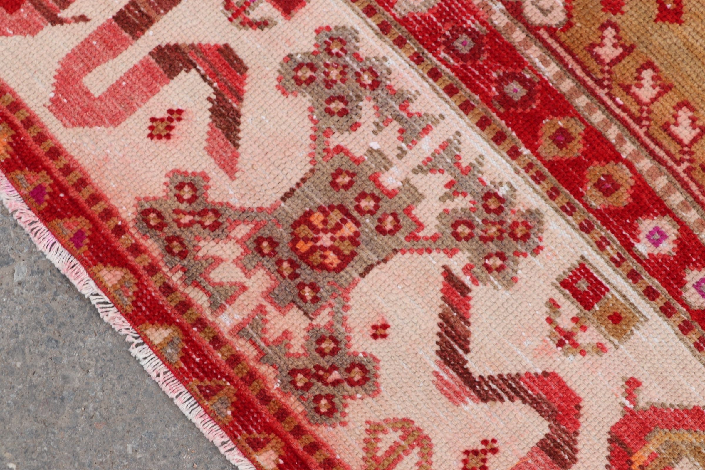 Vintage Rugs, 5.4x7.7 ft Large Rugs, Turkish Rugs, Red Oriental Rug, Living Room Rug, Anatolian Rugs, Dining Room Rug