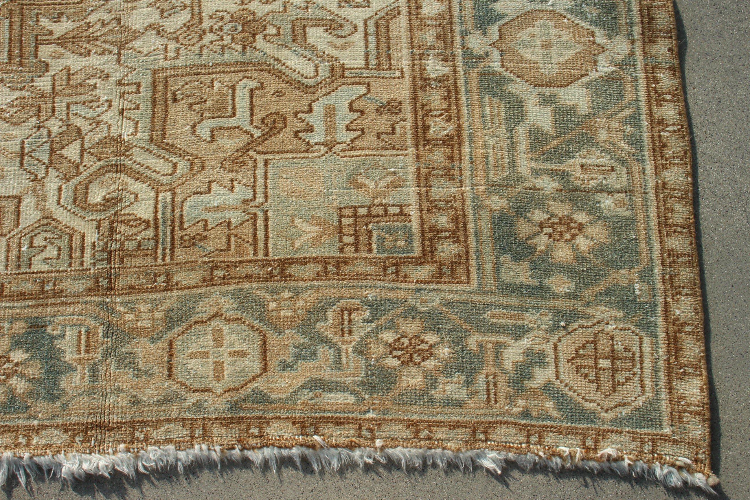 Vintage Rugs, Dining Room Rugs, Turkish Rugs, Luxury Rug, Salon Rugs, Bedroom Rug, 7.8x10 ft Oversize Rug, Blue Neutral Rugs