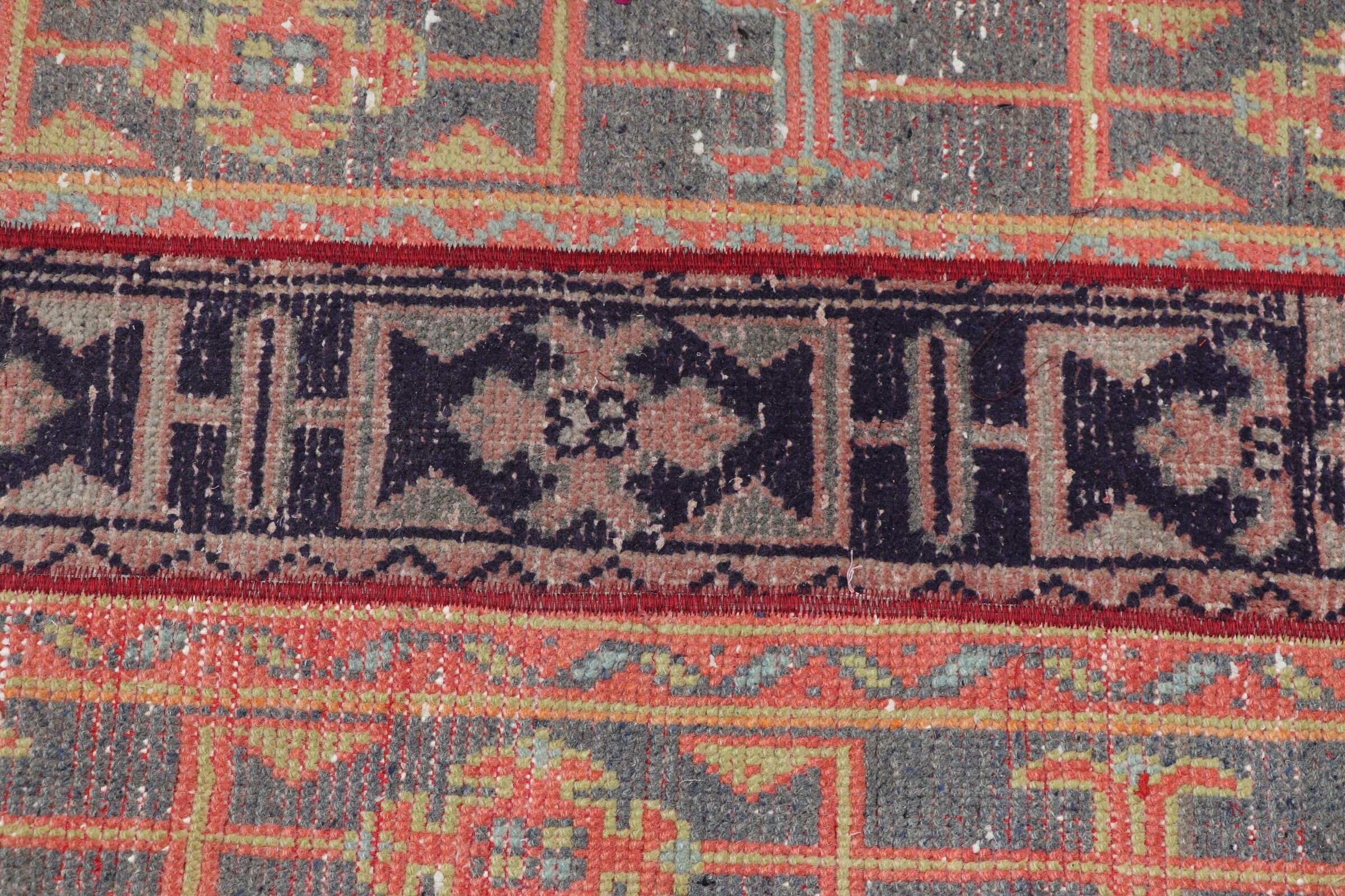 Rugs for Bath, Oriental Rugs, Orange Antique Rug, Turkish Rugs, 2x2.8 ft Small Rug, Kitchen Rug, Bedroom Rug, Car Mat Rug, Vintage Rugs