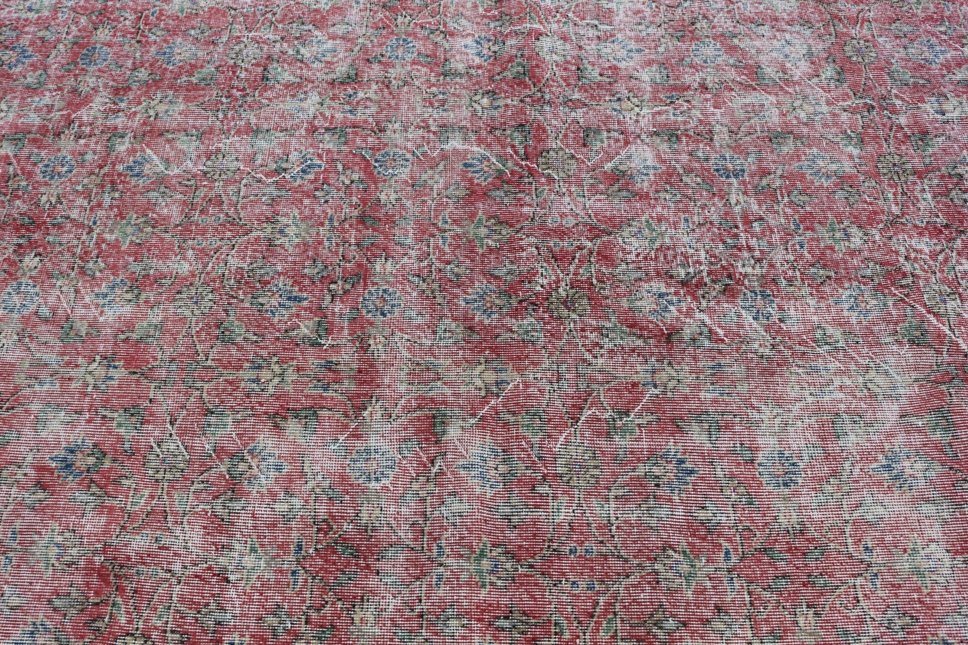 Vintage Rugs, 4.9x9.5 ft Large Rug, Turkish Rugs, Living Room Rug, Salon Rugs, Bedroom Rug, Rugs for Salon, Cool Rugs, Red Wool Rugs