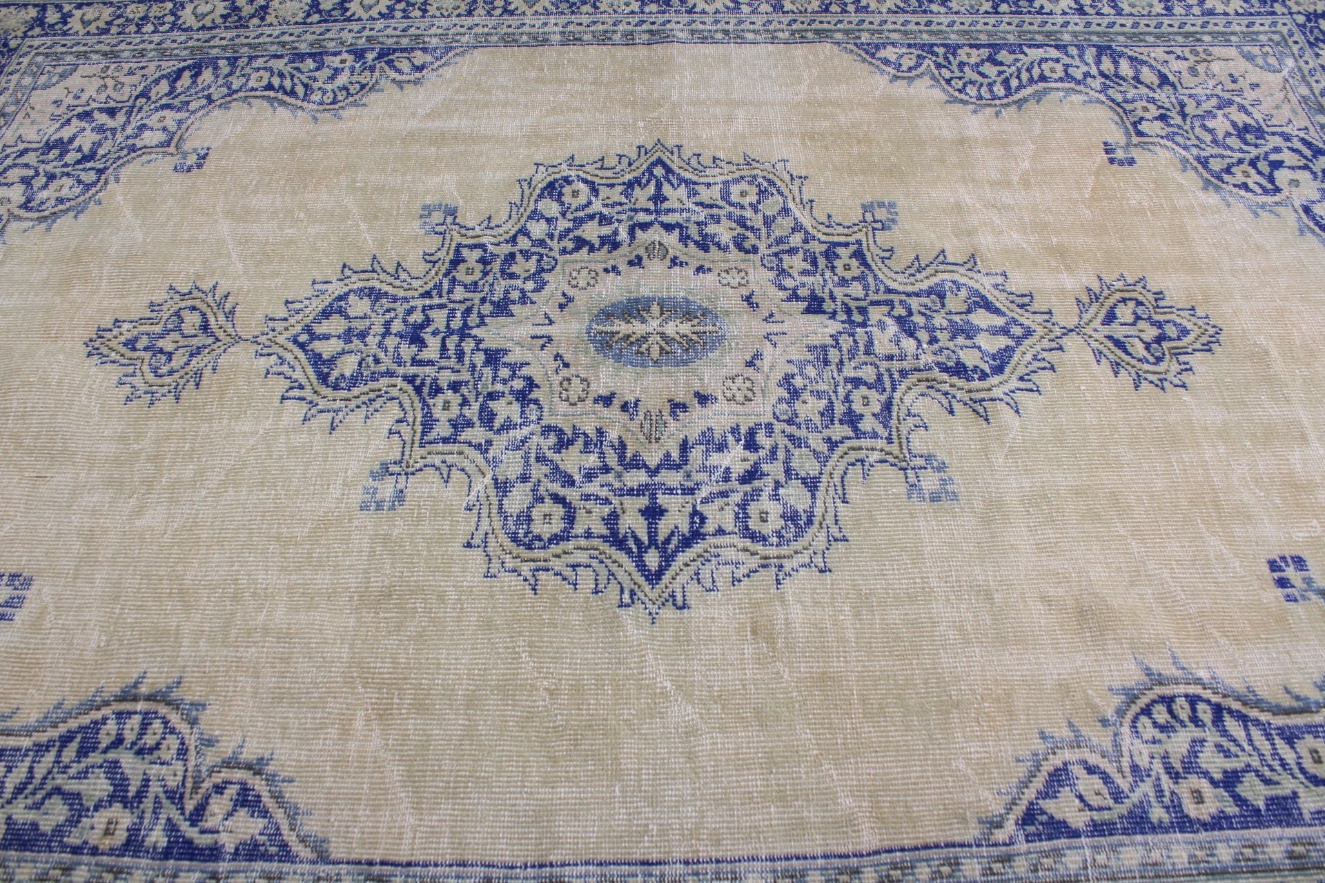 Boho Halı, Anadolu Halısı, Salon Halısı, Bej Yatak Odası Halısı, Vintage Halı, Fas Halısı, Türk Halıları, 7.4x10.4 ft Büyük Boy Halı, Yemek Odası Halısı