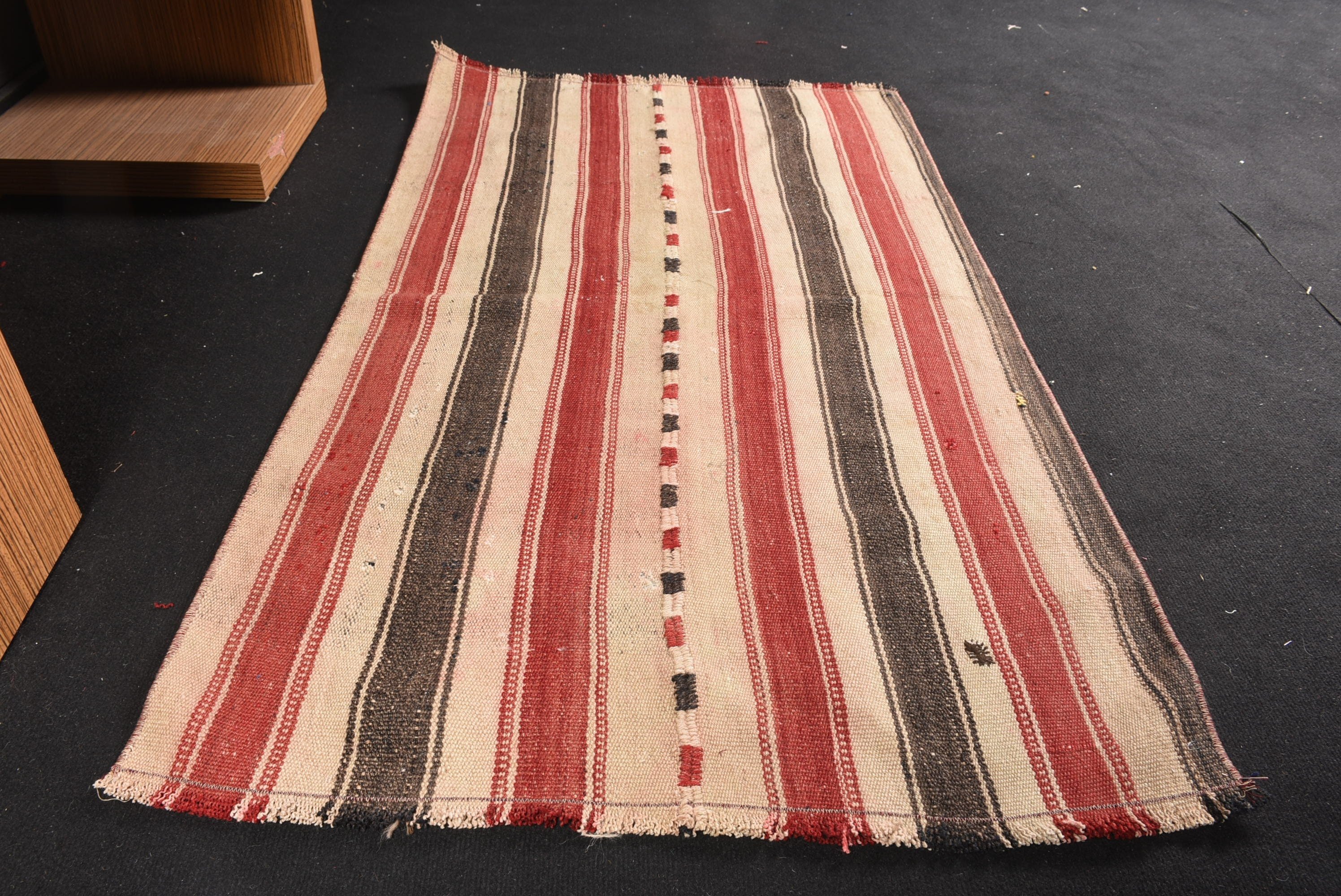 Kilim, Anadolu Halıları, Araba Paspas Halıları, Vintage Halılar, Banyo Halısı, Türk Halısı, Etnik Halı, Bej Antika Halılar, Yer Halısı, 2,9x5 ft Küçük Halı