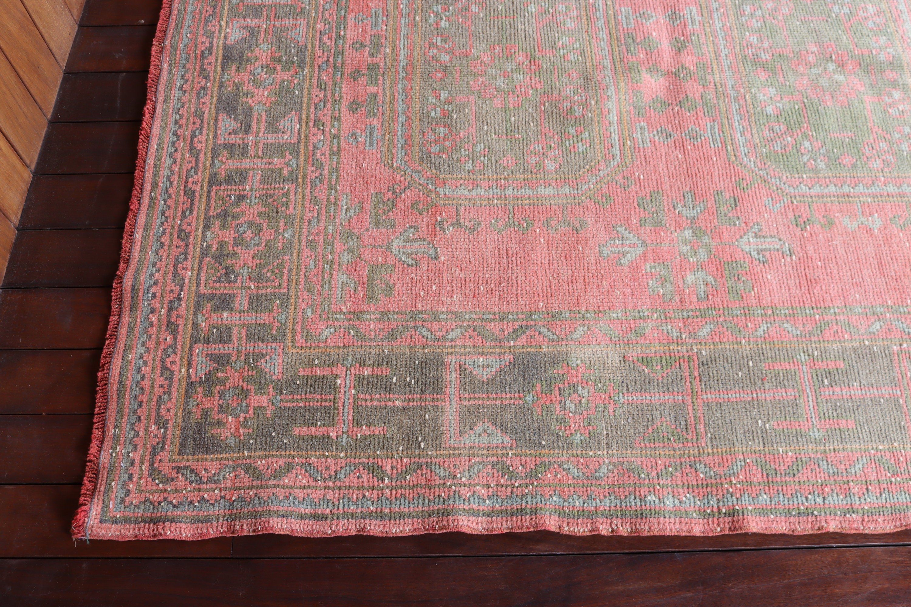 Turkish Rugs, Pink Antique Rug, Moroccan Rugs, Cool Rug, Dining Room Rug, 4.5x10.1 ft Large Rug, Bedroom Rug, Vintage Rugs, Ethnic Rugs