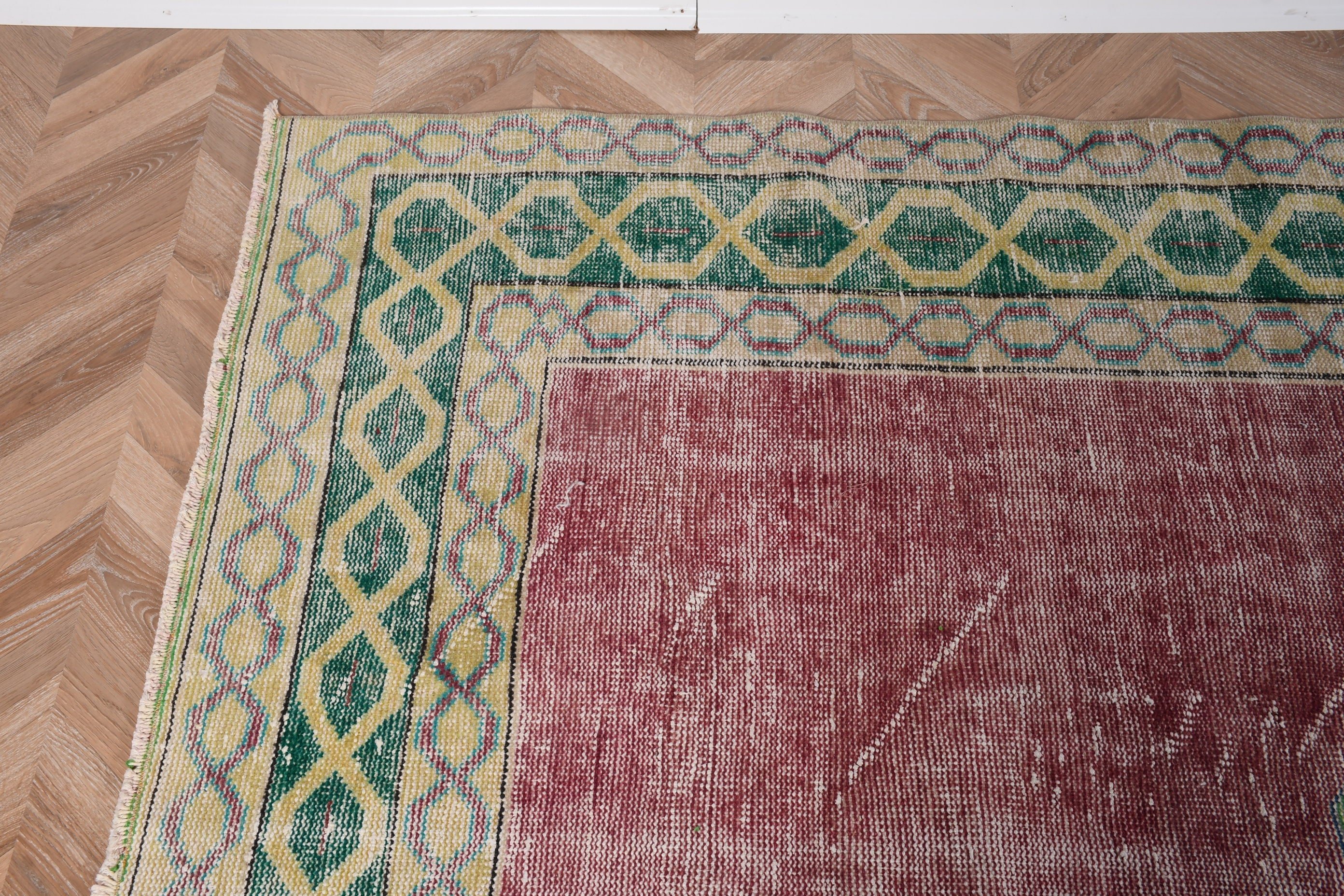 Mor Boho Halı, Salon Halıları, 5.5x10.3 ft Büyük Halılar, Büyük Boho Halıları, Yatak Odası Halısı, Yün Halı, Türk Halısı, Modern Halılar, Vintage Halı