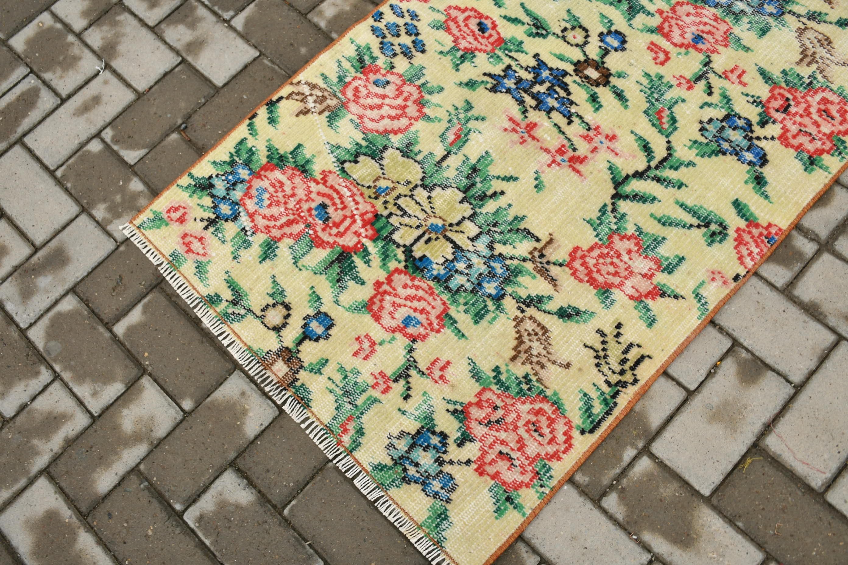 Türk Halısı, Anadolu Halısı, Yatak Odası Halıları, Kırmızı Anadolu Halısı, 2.6x3.9 ft Küçük Halı, Vintage Halı, Banyo Halısı, Araba Paspas Halısı, Yün Halı