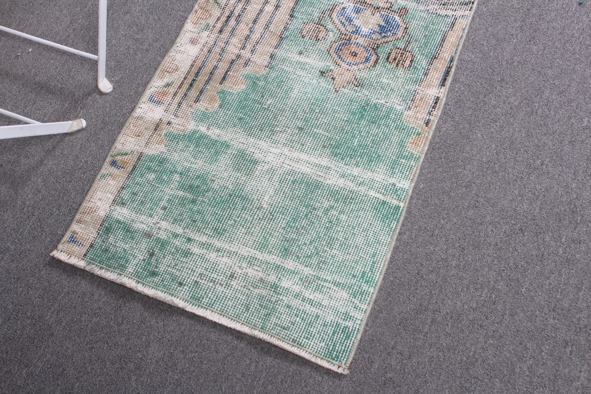 Vintage Rugs, Boho Rug, Turkish Rug, Green Home Decor Rug, Wall Hanging Rugs, Bedroom Rug, Bath Rugs, Anatolian Rug, 1.6x3.2 ft Small Rugs