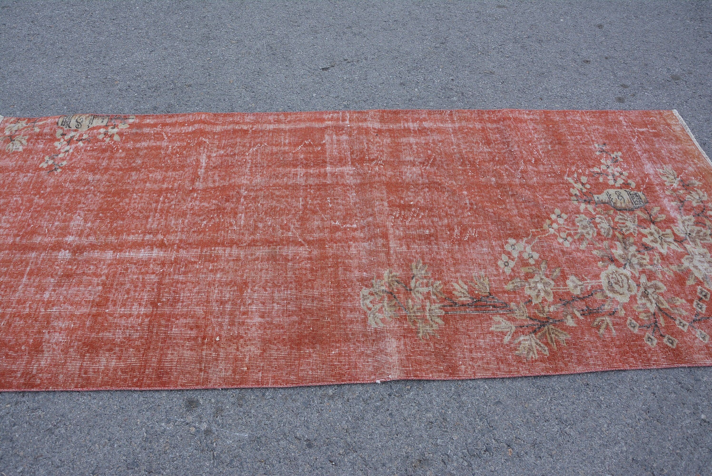 Living Room Rug, Floor Rug, Oriental Rug, Vintage Rugs, Rugs for Floor, Vintage Decor Rug, Wool Rug, Turkish Rug, 3.7x8.9 ft Area Rug