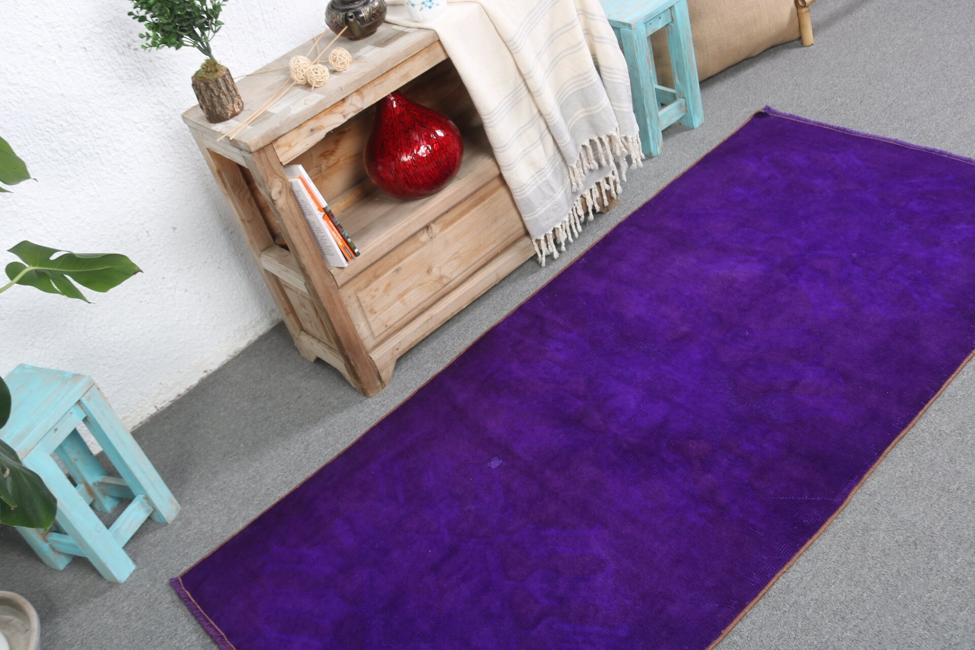 Kitchen Rug, Vintage Decor Rugs, Turkish Rug, 2.8x6 ft Accent Rug, Wool Rug, Oriental Rugs, Vintage Rug, Entry Rugs, Rugs for Bedroom