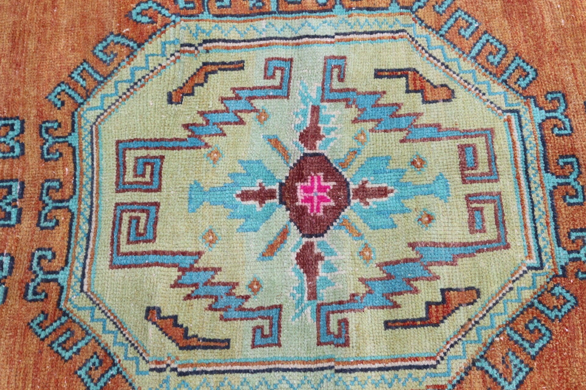 Orange Floor Rugs, Turkish Rugs, Dining Room Rug, 4.8x10.3 ft Large Rugs, Bedroom Rug, Home Decor Rug, Vintage Rug, Boho Rugs, Moroccan Rug