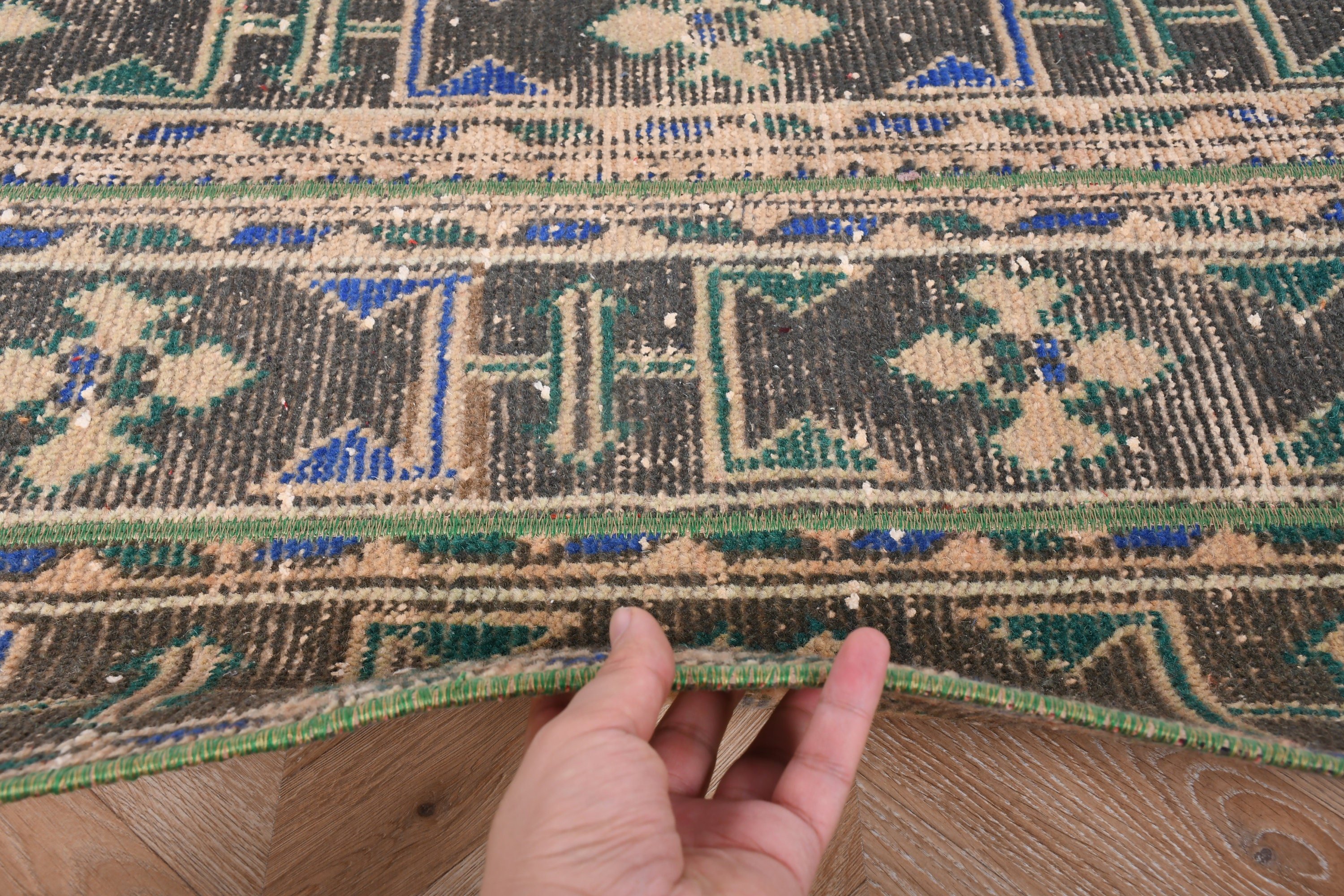 Vintage Halı, Soğuk Halı, Araba Paspas Halıları, 2,1x3,2 ft Küçük Halı, Türk Halısı, Mutfak Halıları, Kahverengi Fas Halıları, Çocuk Halısı