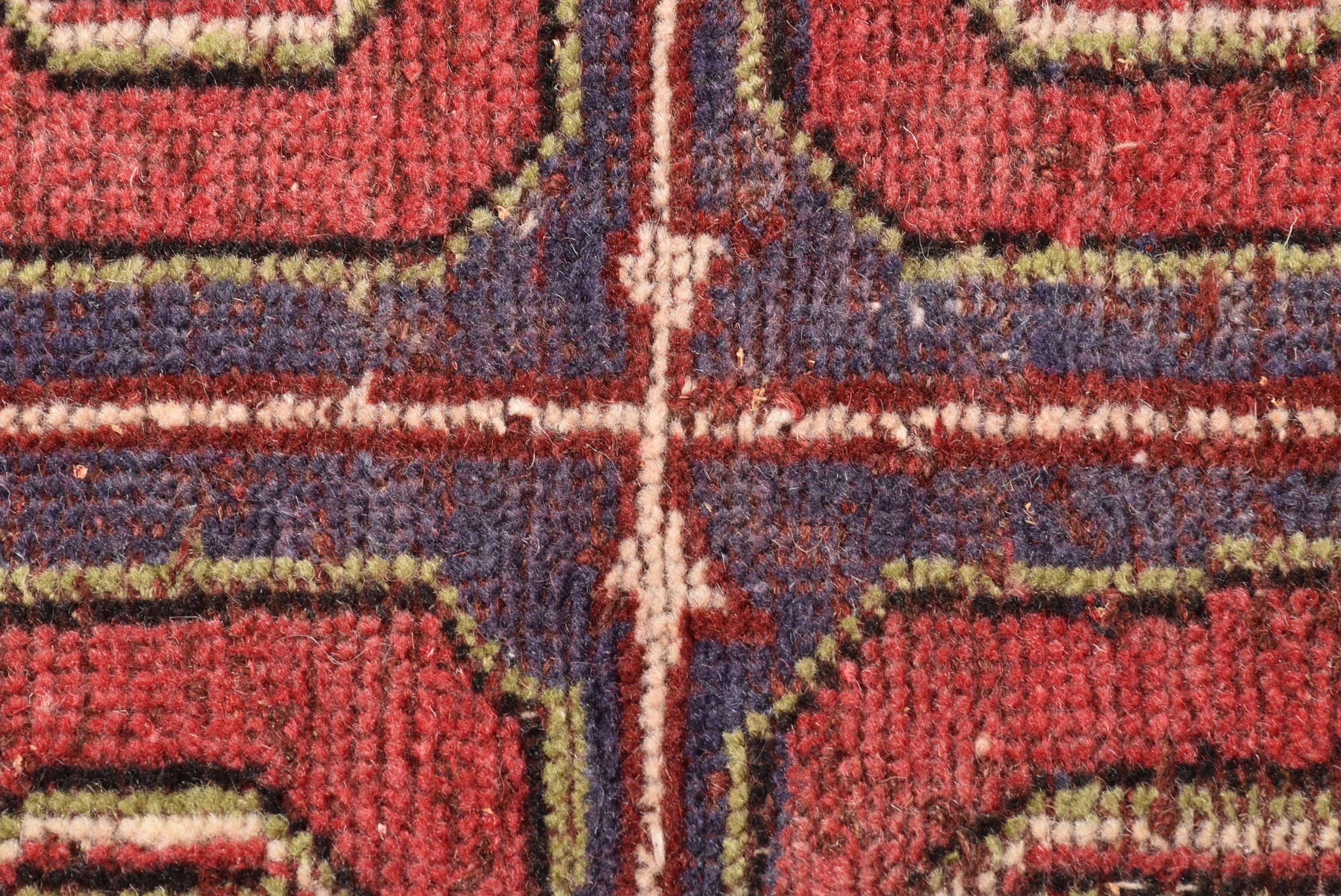 Oushak Rugs, Rugs for Kitchen, Turkish Rug, Vintage Rug, Decorative Rug, Anatolian Rug, Tribal Rugs, Red  3.4x6 ft Accent Rug