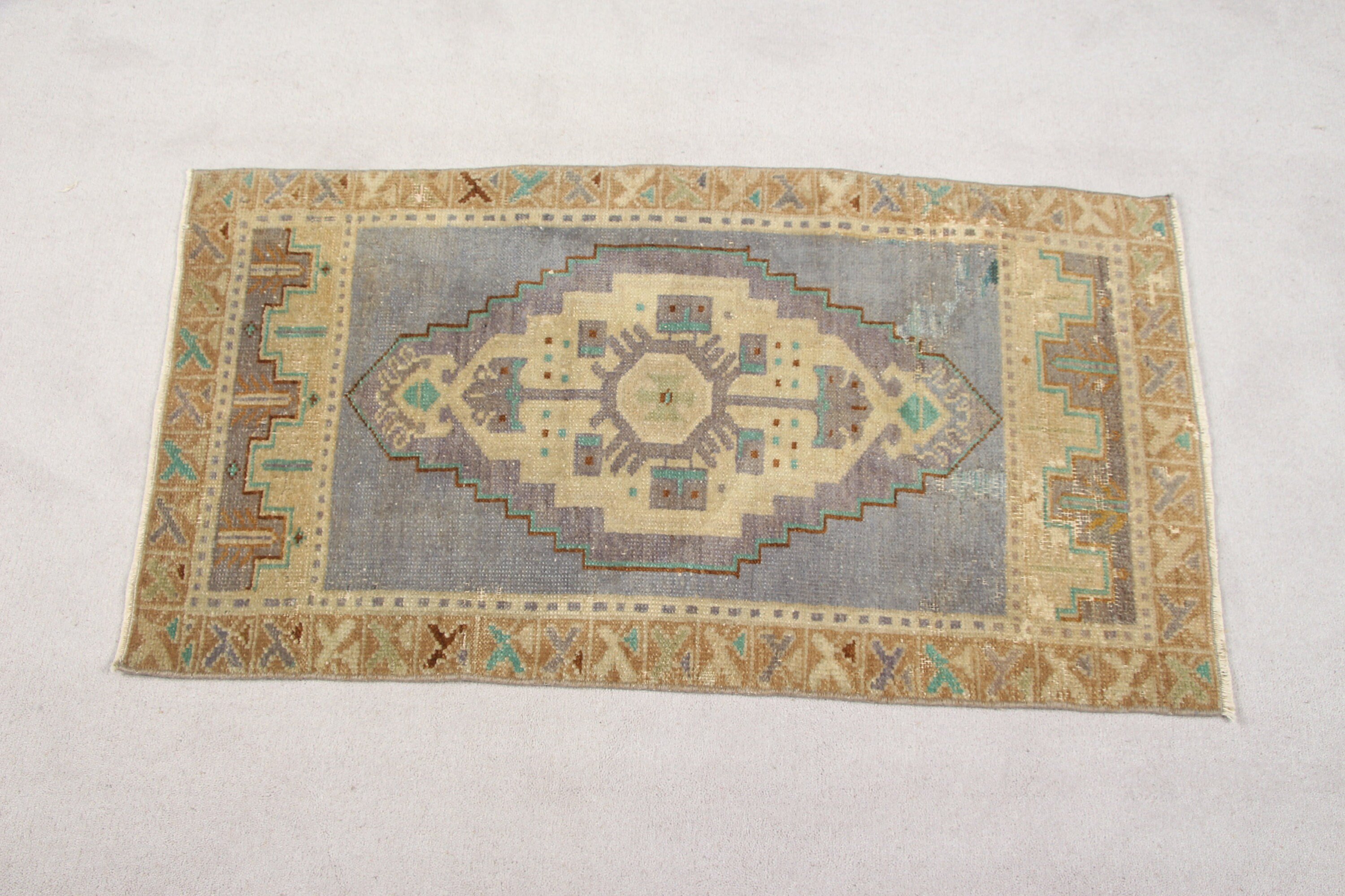 Türk Halısı, Yün Halı, 1.8x3.1 ft Küçük Halı, Vintage Halı, Duvara Asılan Halılar, Soğuk Halılar, Banyo Halıları, Mor Oryantal Halı, Kapı Paspası Halısı