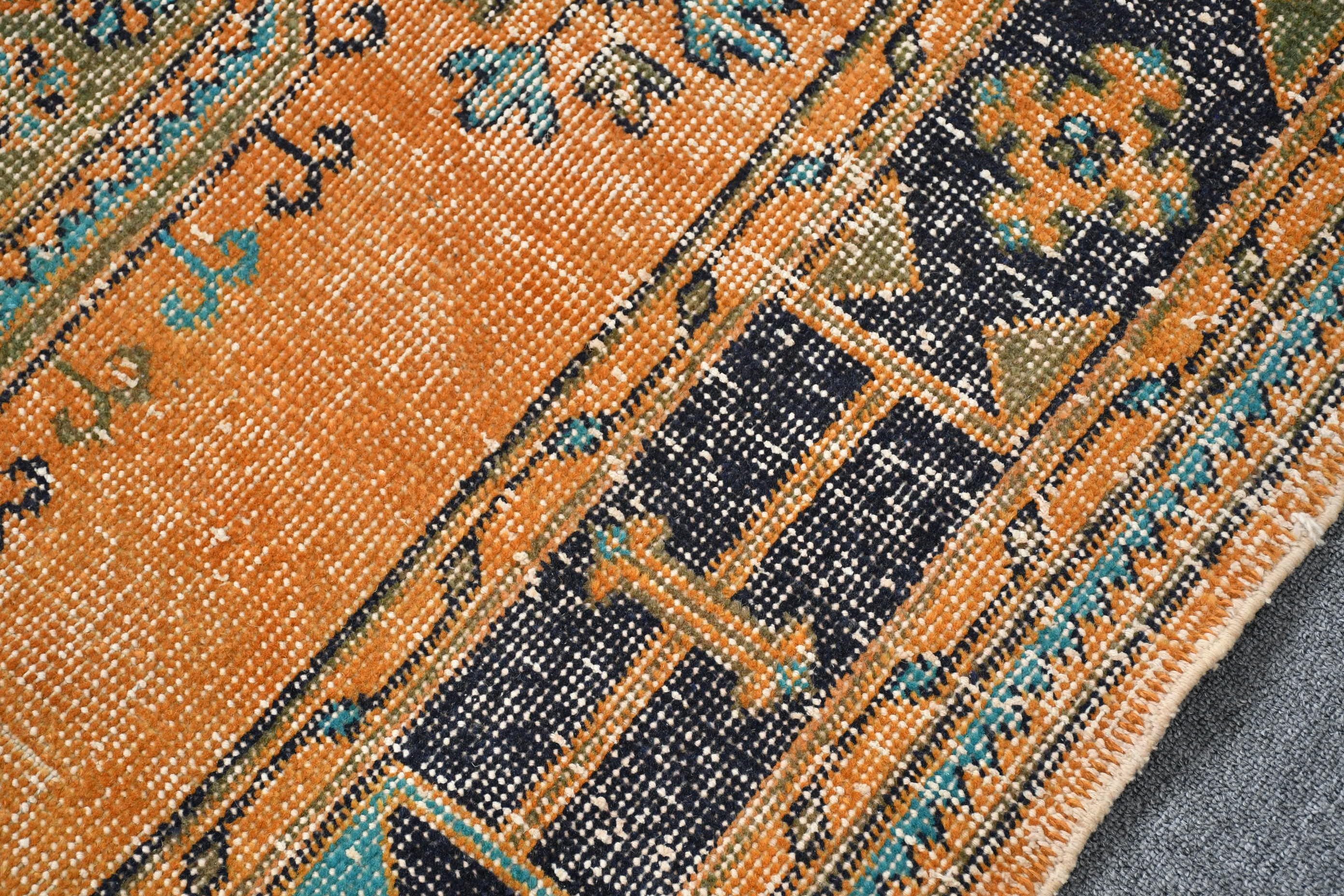Living Room Rugs, Aztec Rugs, 4.7x11.1 ft Large Rugs, Floor Rug, Antique Rug, Rugs for Salon, Dining Room Rug, Turkish Rug, Vintage Rugs