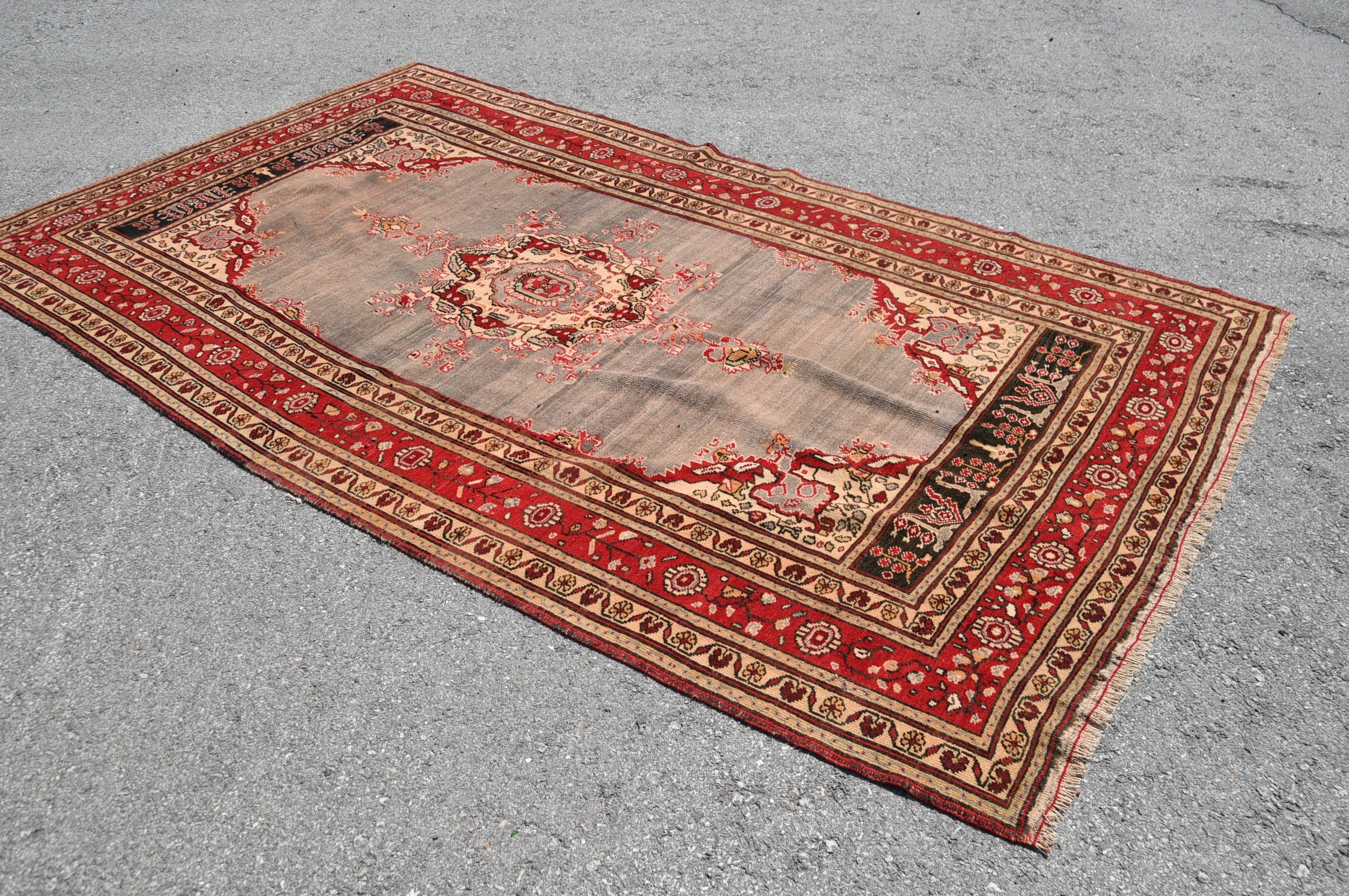 Fas Halısı, Oturma Odası Halıları, Yatak Odası Halısı, 5,9x10,2 ft Büyük Halı, Türk Halısı, Mutfak Halıları, Yurt Halısı, Vintage Halılar, Yemek Odası Halıları