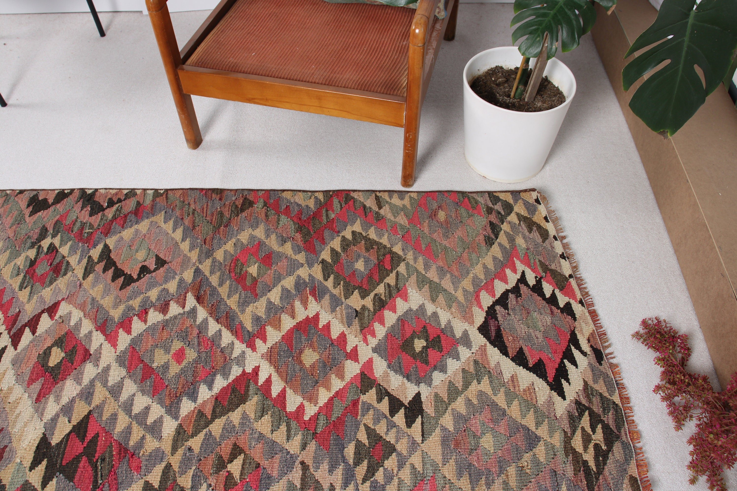 Oushak Halıları, Kilim, Merdiven Halıları, Boho Halıları, Yeşil Oryantal Halı, 2,7x9,5 ft Runner Halısı, Koridor Halıları, Vintage Halı, Türk Halıları