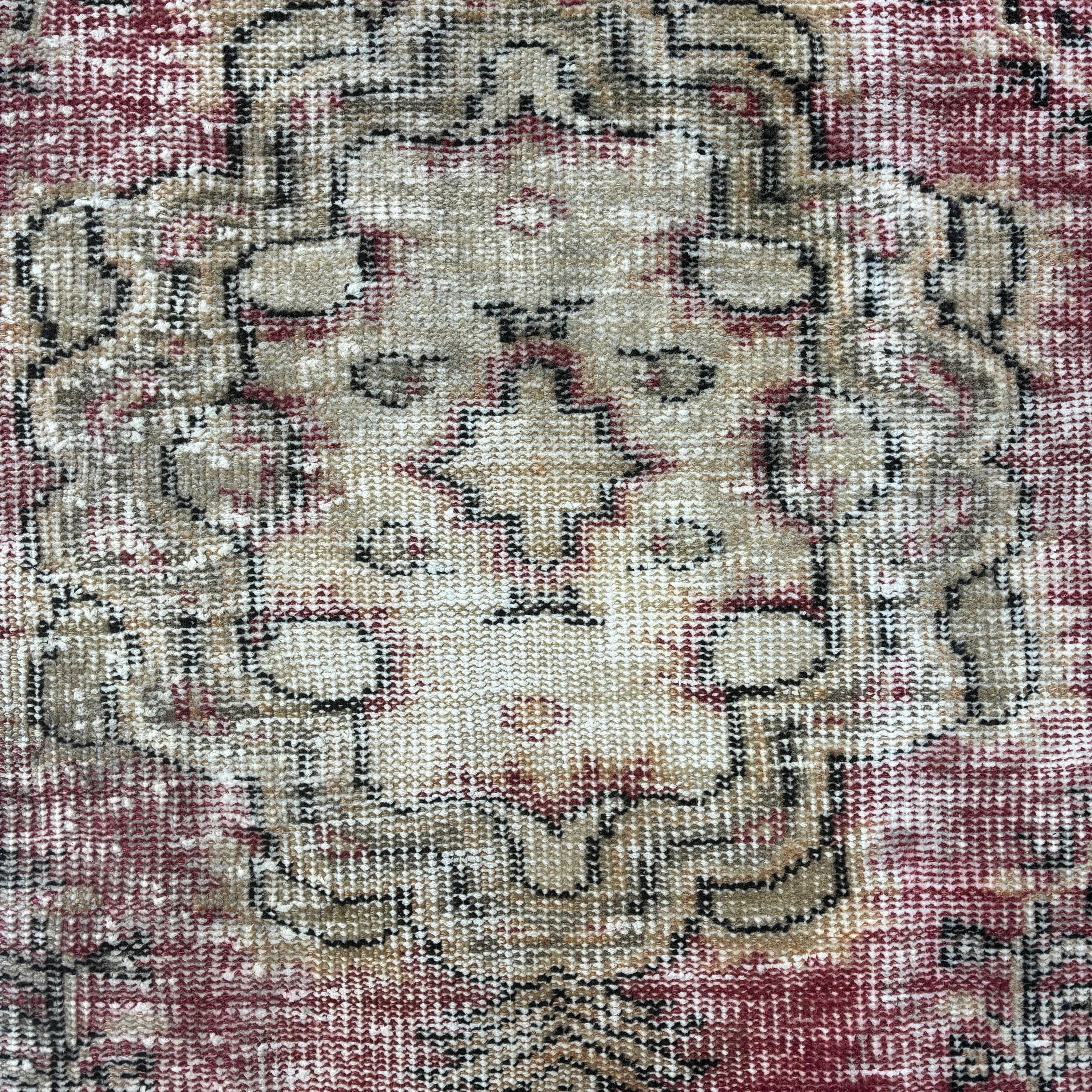 4,3x8,3 ft Alan Halıları, Bohem Halısı, Vintage Halılar, Yatak Odası Halısı, Türk Halıları, Kapalı Alan Halısı, El Dokuma Halıları, Pembe Anadolu Halıları, Boho Alan Kilimi