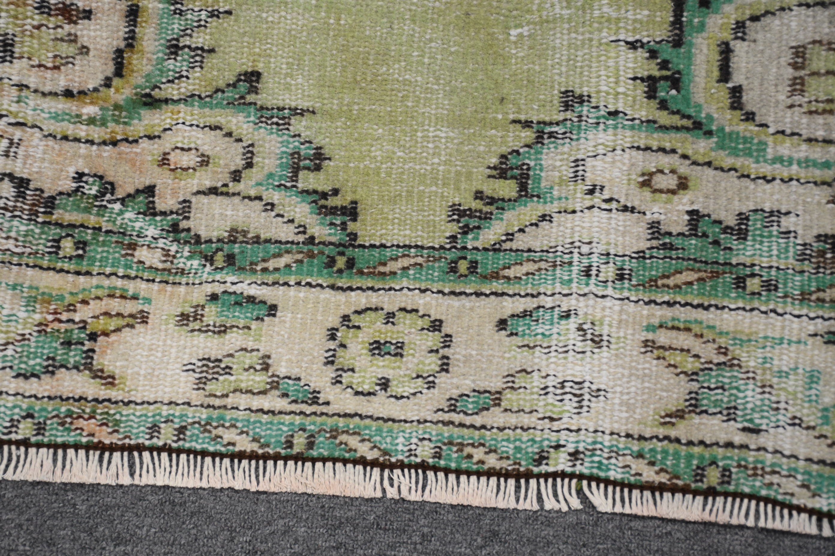 Rugs for Bedroom, 5.2x8.7 ft Large Rug, Green Antique Rug, Turkish Rugs, Salon Rugs, Vintage Rug, Wool Rugs, Cool Rug, Dining Room Rug