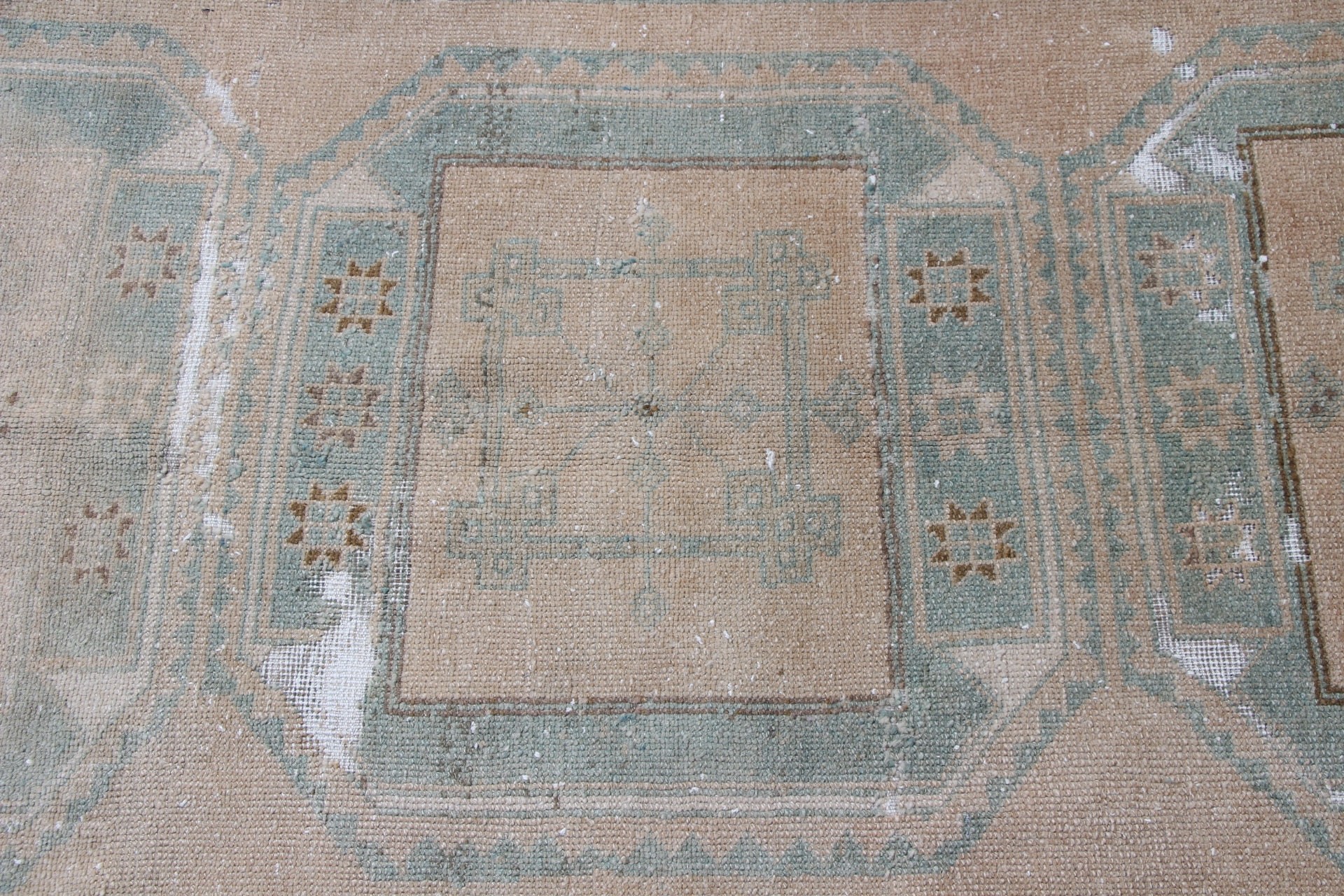 Vintage Halı, Türk Halıları, Merdiven Halısı, 2.7x9.7 ft Runner Halısı, Ev Dekorasyonu Halıları, Aztek Halısı, Koridor Halıları, Yatak Odası Halısı, Kahverengi Yatak Odası Halısı