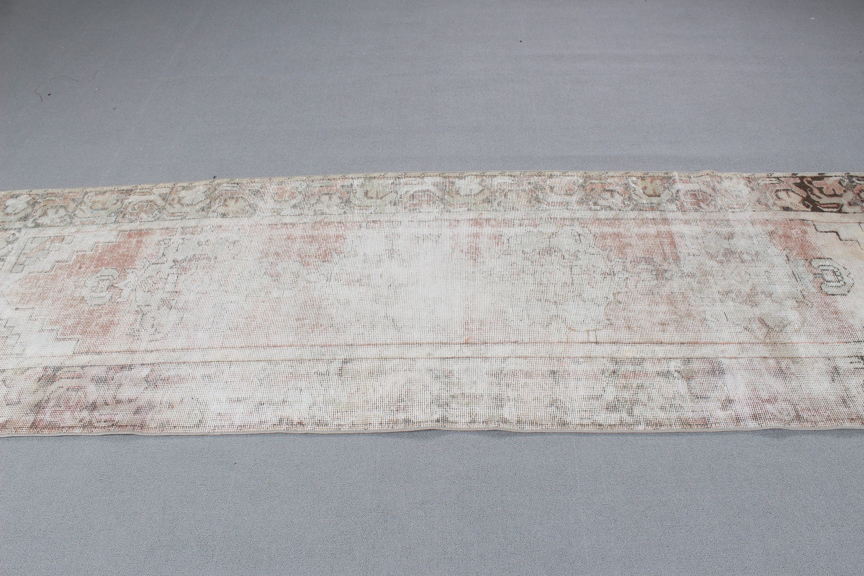 Koridor Halıları, Vintage Halılar, Modern Halılar, Açıklama Halıları, Koridor Halıları, 2.8x9 ft Yolluk Halısı, Bej Geometrik Halılar, Türk Halısı