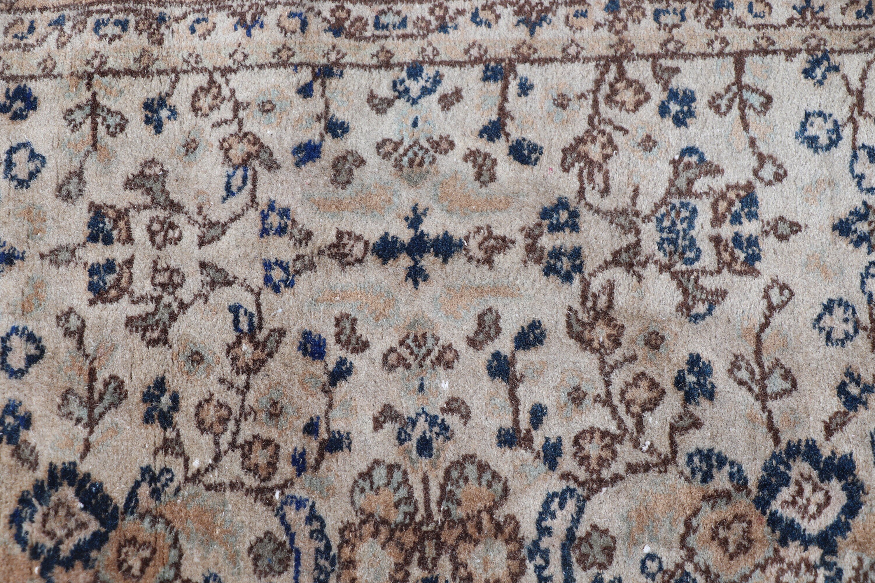 Stair Rug, Beige Wool Rug, 2x5.5 ft Runner Rug, Oriental Rug, Vintage Rugs, Rugs for Stair, Kitchen Rugs, Turkish Rug, Bedroom Rug