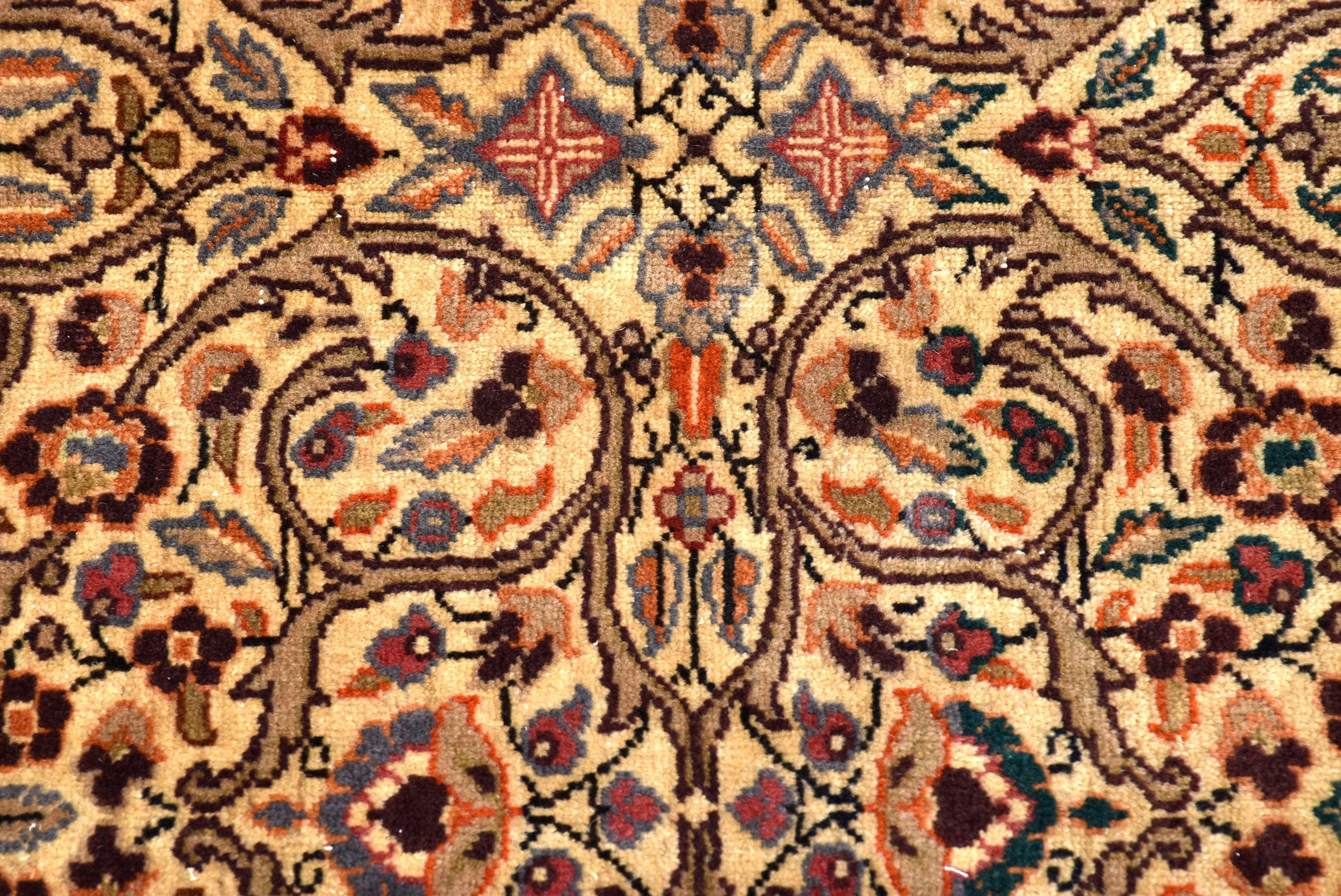 Vintage Halılar, Büyük Boho Halı, 6.3x9.5 ft Büyük Halı, Ev Dekor Halısı, Türk Halısı, Yemek Odası Halısı, Bej Geometrik Halılar