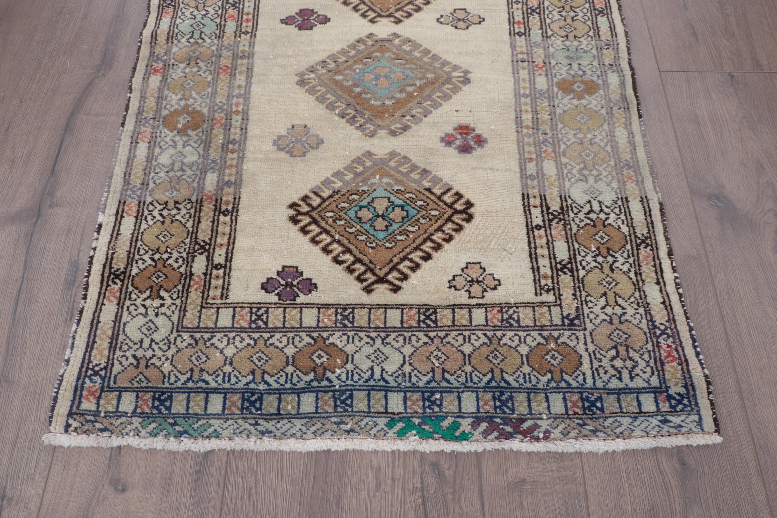 Çocuk Halıları, Türk Halıları, Yatak Odası Halıları, Bej Boho Halıları, 2,4x3,3 ft Küçük Halı, Açıklama Halıları, Vintage Halı, El Dokuma Halıları, Kapı Paspası Halısı