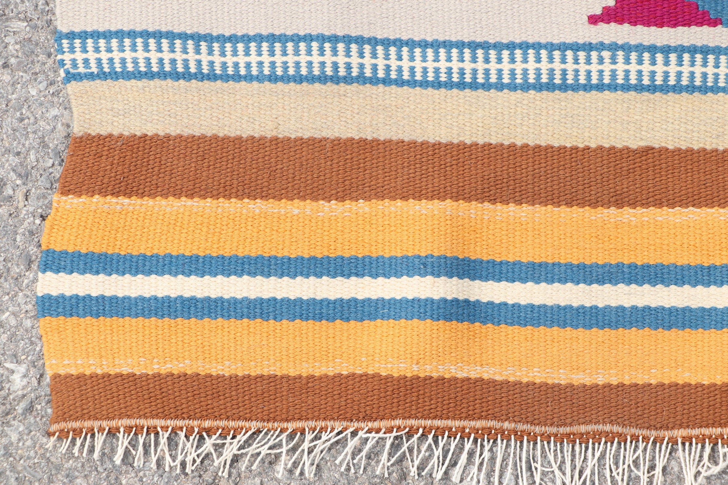 Kilim, Vintage Halı, Yün Halı, Koridor Halıları, Koridor Halıları, Türk Halıları, Mavi Yün Halı, 2x7.1 ft Yolluk Halısı, Antika Halı, Merdiven Halısı