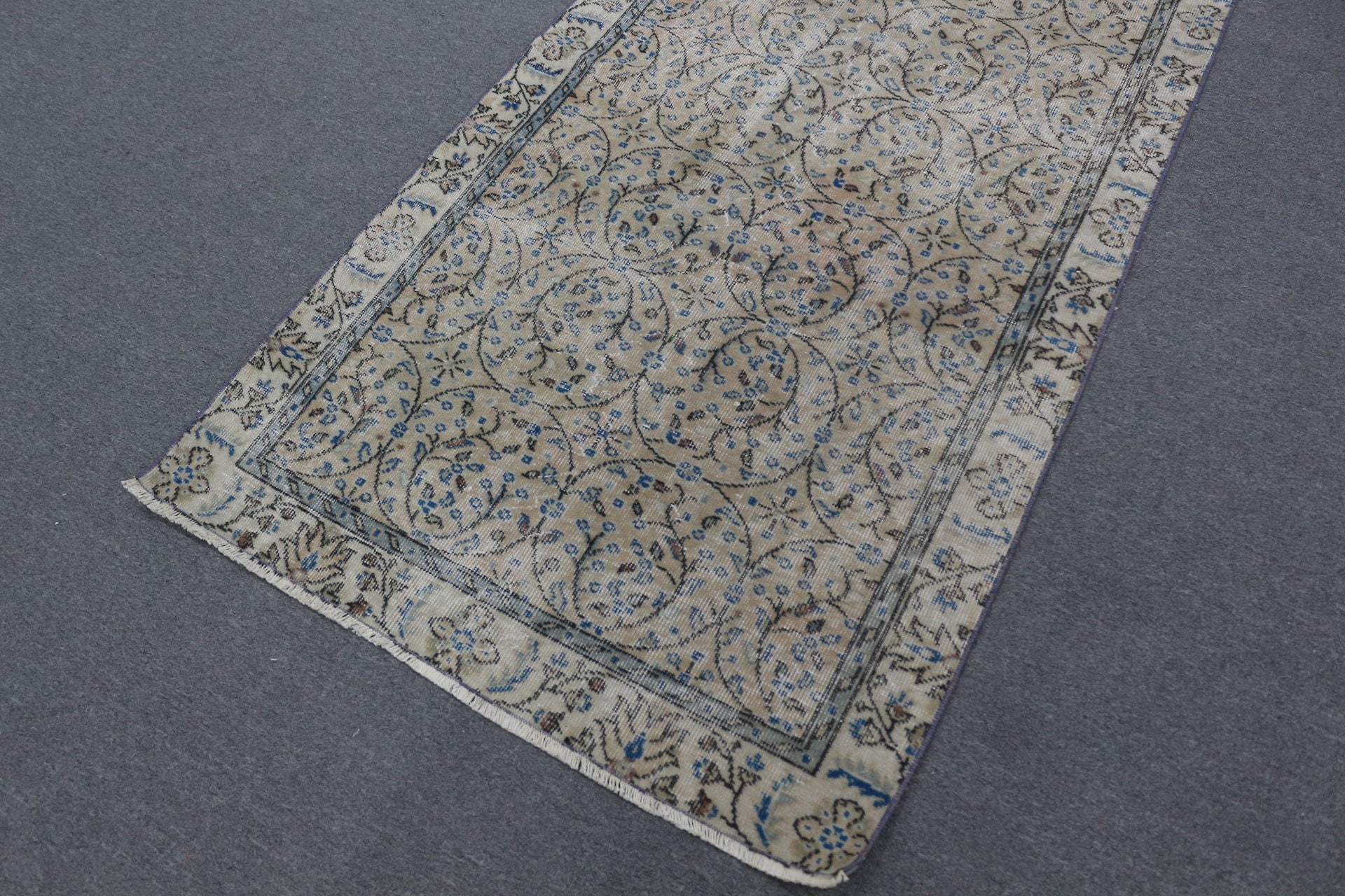 Eski Halı, Vintage Halı, Bej Yer Halısı, 3,5x6,3 ft Aksan Halıları, Çocuk Odası Halıları, Çocuk Odası Halıları, Türk Halıları, Yatak Odası Halısı