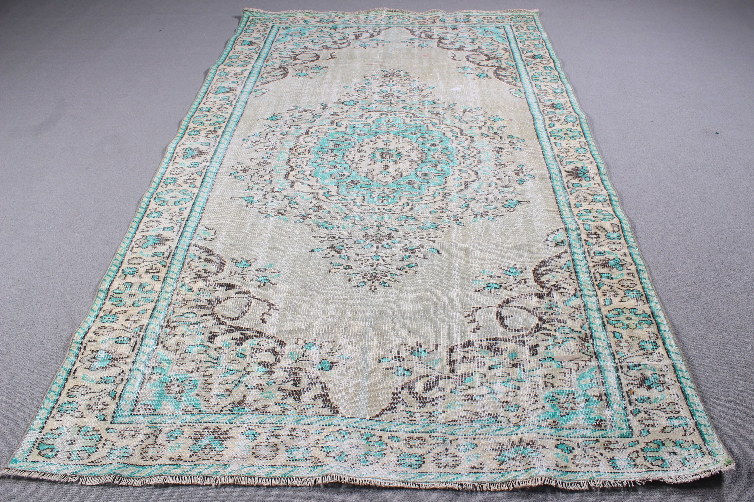 Boho Halı, Türk Halıları, Bej Düz Dokuma Halılar, Yemek Odası Halıları, Vintage Halı, Bildiri Halısı, Büyük Vintage Halılar, 5,5x8,9 ft Büyük Halılar