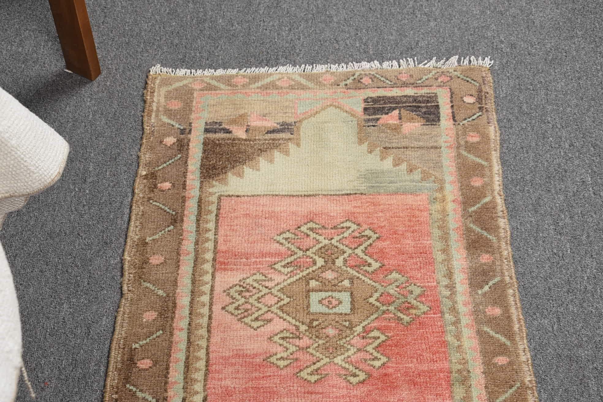 Kitchen Rug, Entryway Rug Rugs, Bathroom Rugs, Vintage Rug, Colorful Rugs, Turkish Rug, Rugs for Door Mat, Entry Rug, 1.7x2.7 ft Small Rug
