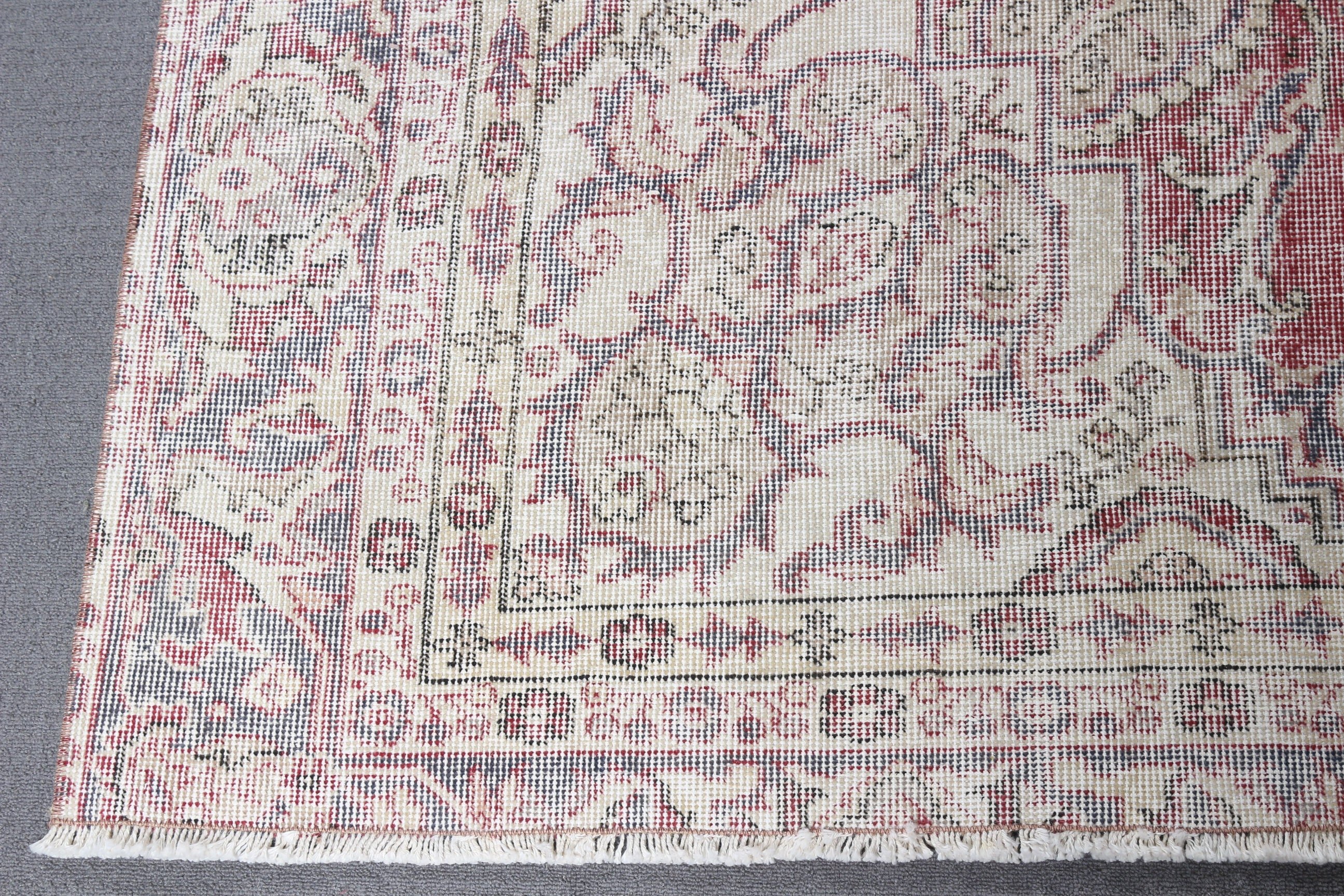 Yatak Odası Halıları, Oturma Odası Halısı, Oryantal Halı, Mor Oushak Halıları, Vintage Halı, Salon Halıları, Yatak Odası Halısı, Türk Halısı, 6.2x9 ft Büyük Halı