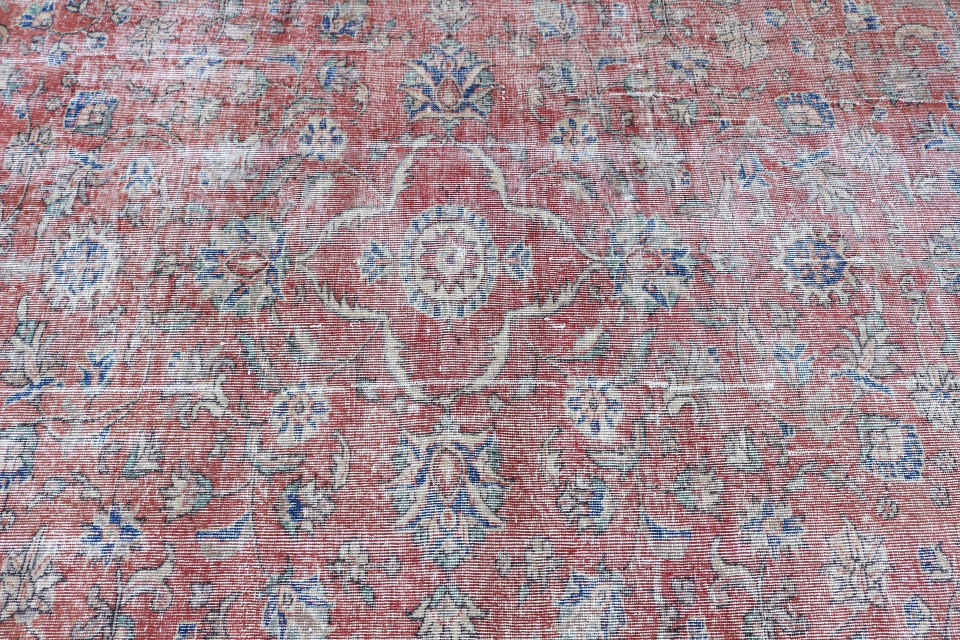 Antique Rugs, Living Room Rugs, Moroccan Rug, Red Anatolian Rug, Vintage Rug, Bedroom Rugs, Turkish Rug, 4.8x8.4 ft Large Rug, Outdoor Rug