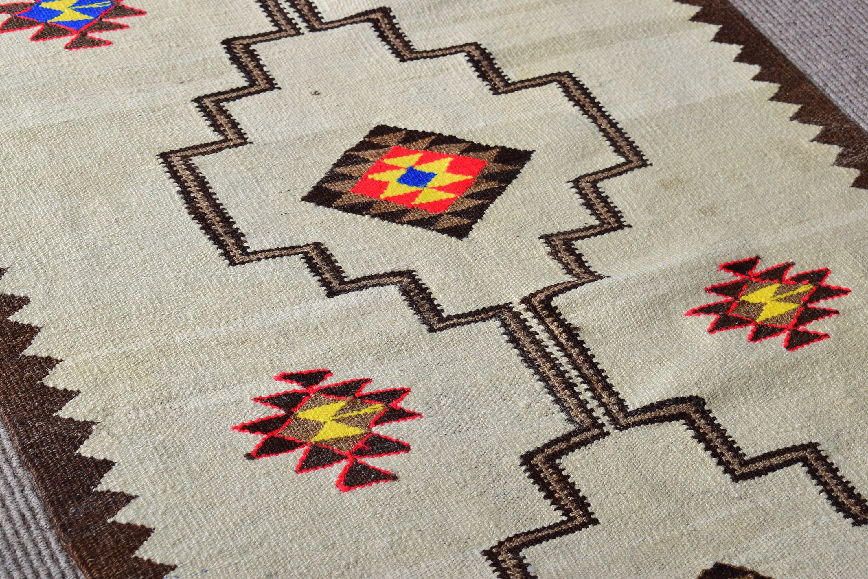 Mutfak Halısı, Türk Halıları, Bej Boho Halısı, Boho Halıları, Kilim, Vintage Halı, 2.7x7.2 ft Runner Halısı, Antika Halı, Vintage Runner Halıları