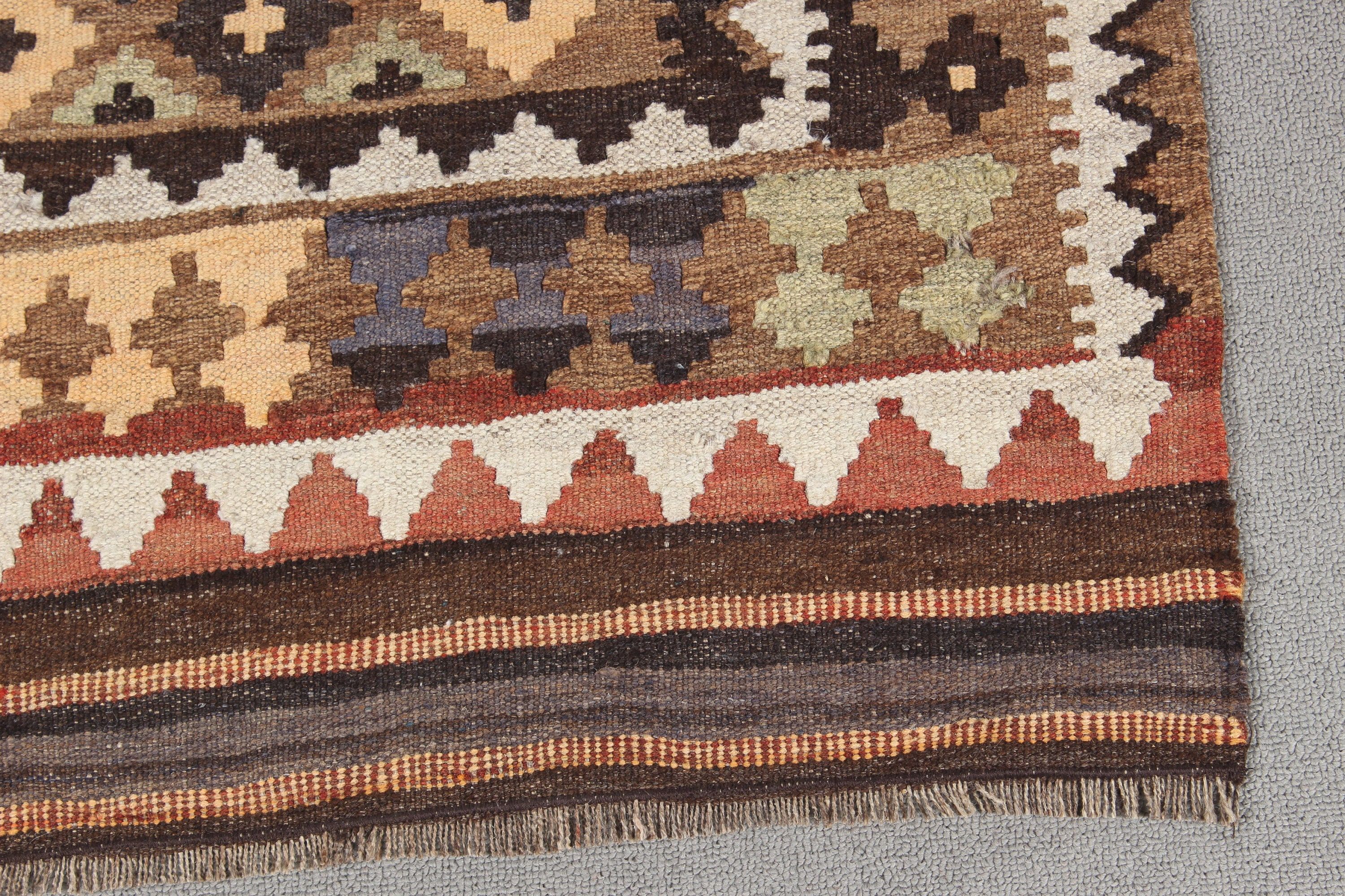 Vintage Halı, Türk Halısı, Bej 2.4x11.6 ft Runner Halıları, Mutfak Halıları, Oushak Halısı, Lüks Halılar, Kilim, Koridor Halısı