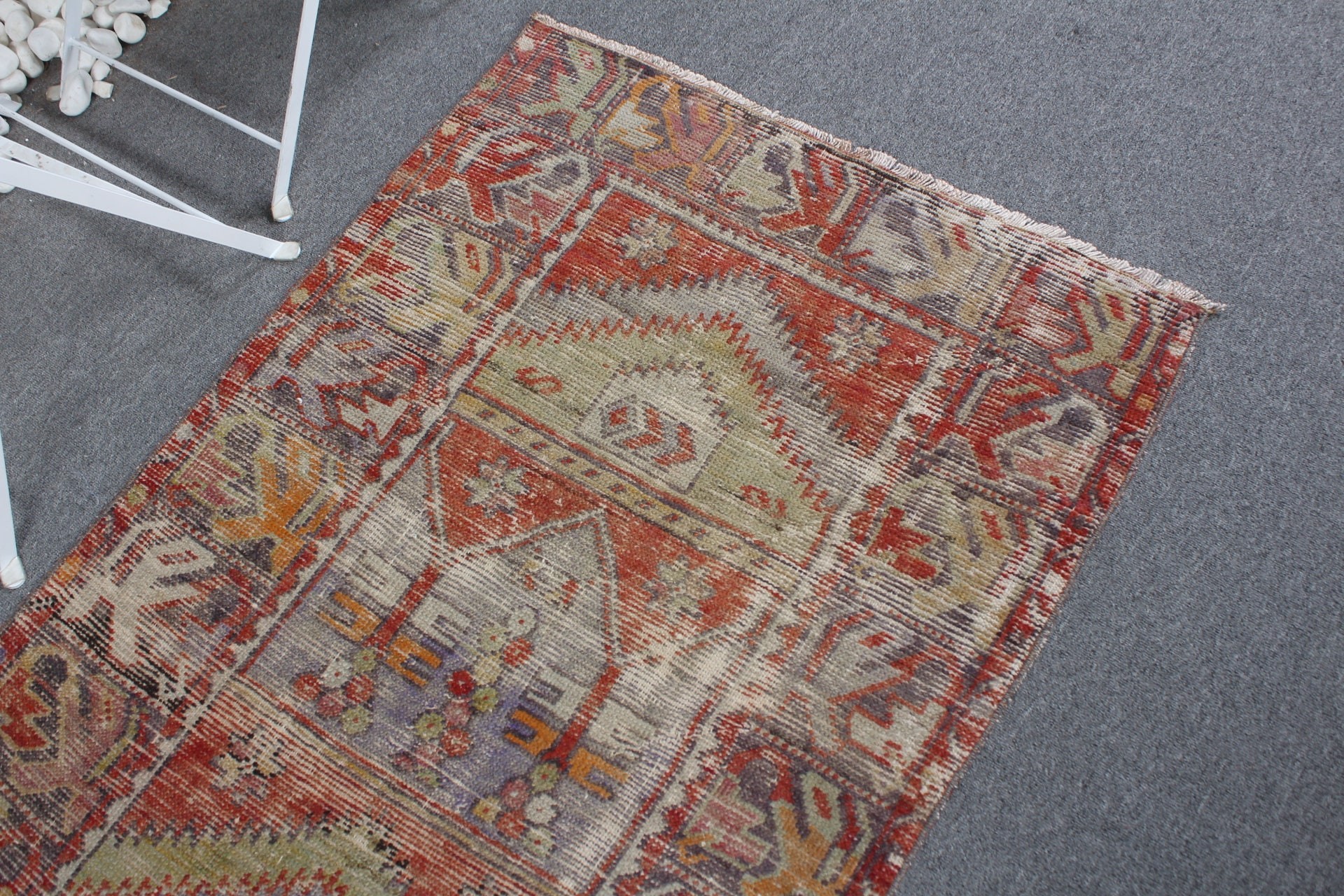 Rugs for Car Mat, Kitchen Rug, Antique Rug, Nursery Rugs, Vintage Rug, Red Moroccan Rug, Turkish Rug, 2.7x3.9 ft Small Rugs