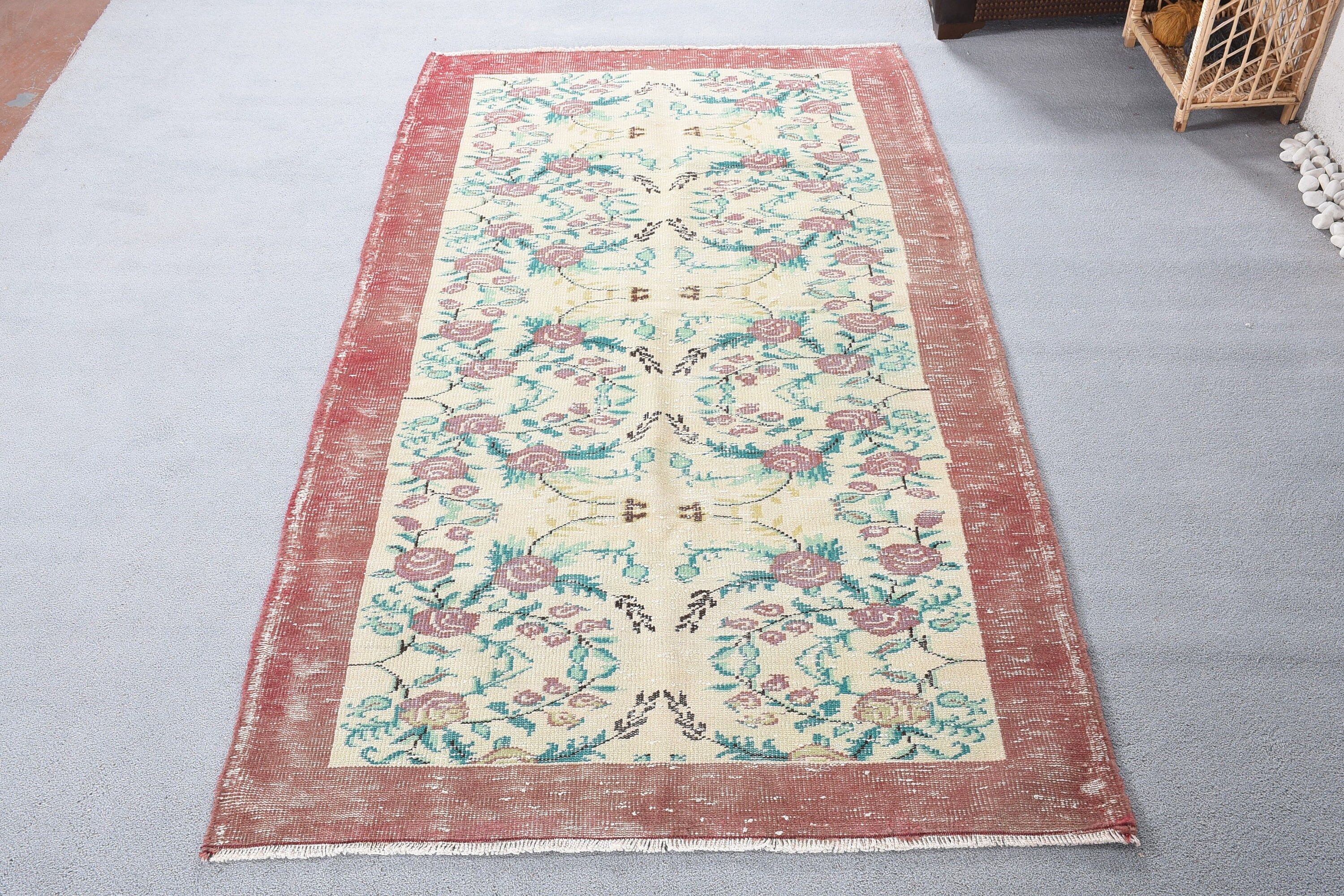 Vintage Halılar, Oturma Odası Halısı, Türk Halısı, Kırmızı Mutfak Halısı, Yatak Odası Halısı, 4.3x8.1 ft Alan Halıları, Ev Dekor Halıları, Özel Halı