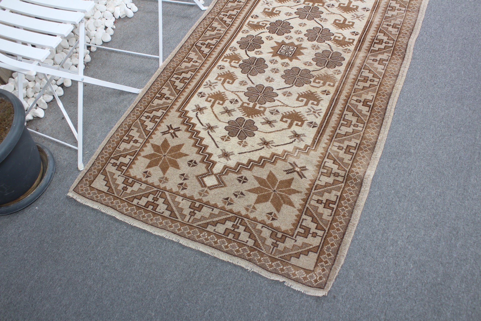 Bedroom Rugs, Vintage Rugs, Beige Cool Rug, Oushak Rug, 3.3x6.1 ft Accent Rug, Rugs for Nursery, Nursery Rugs, Turkish Rug, Kitchen Rugs