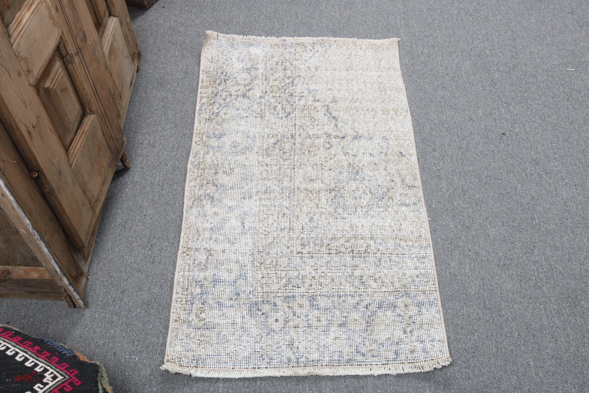 Modern Halılar, Türk Halısı, Küçük Boho Halıları, Lüks Halılar, Banyo Halıları, Bej Soğuk Halı, 1,9x3,4 ft Küçük Halı, Mutfak Halıları, Vintage Halılar