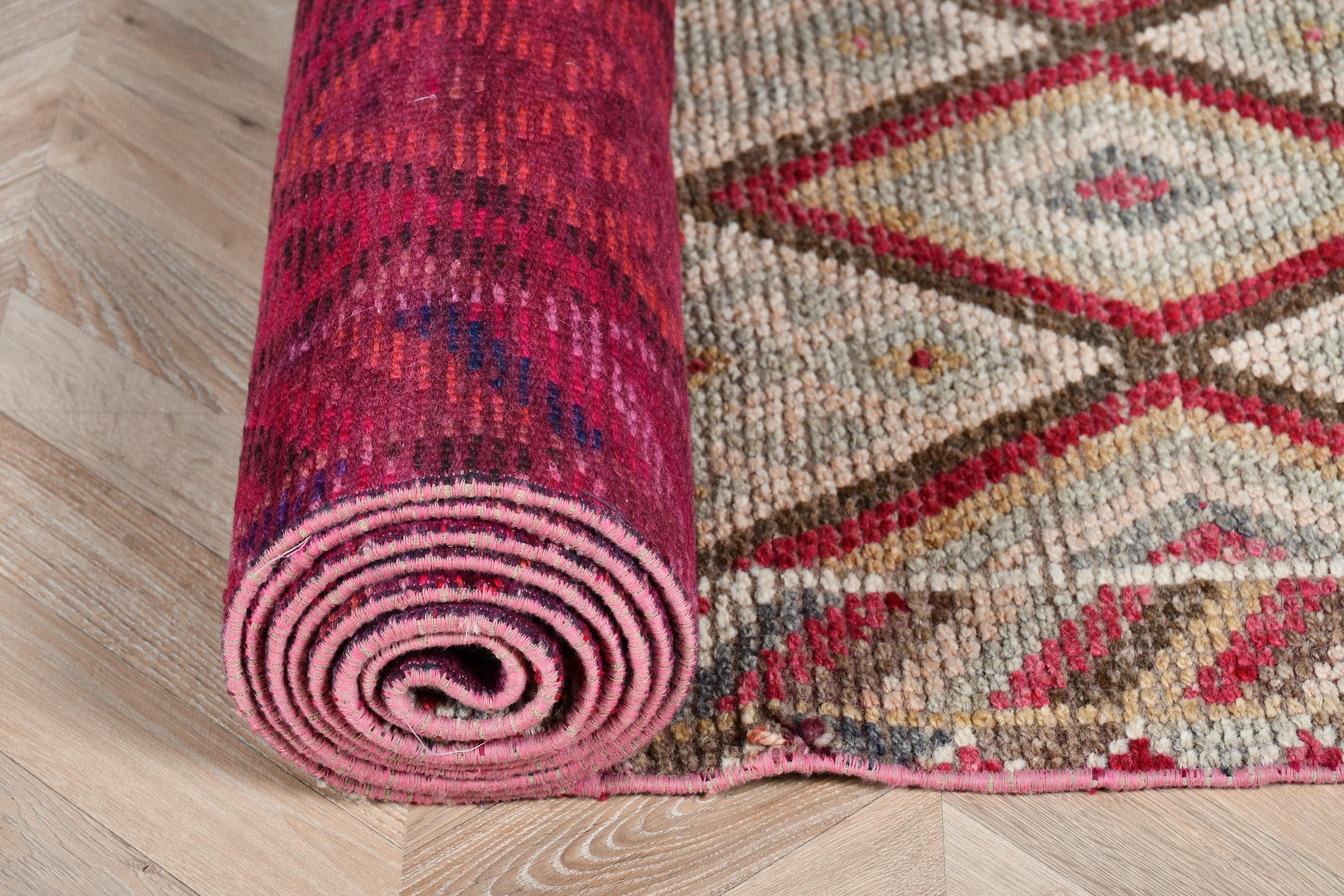 Turkish Rug, Vintage Rugs, Corridor Rug, Rugs for Kitchen, Beige Oriental Rugs, Anatolian Rug, Stair Rug, 2.5x15.4 ft Runner Rug, Cool Rug