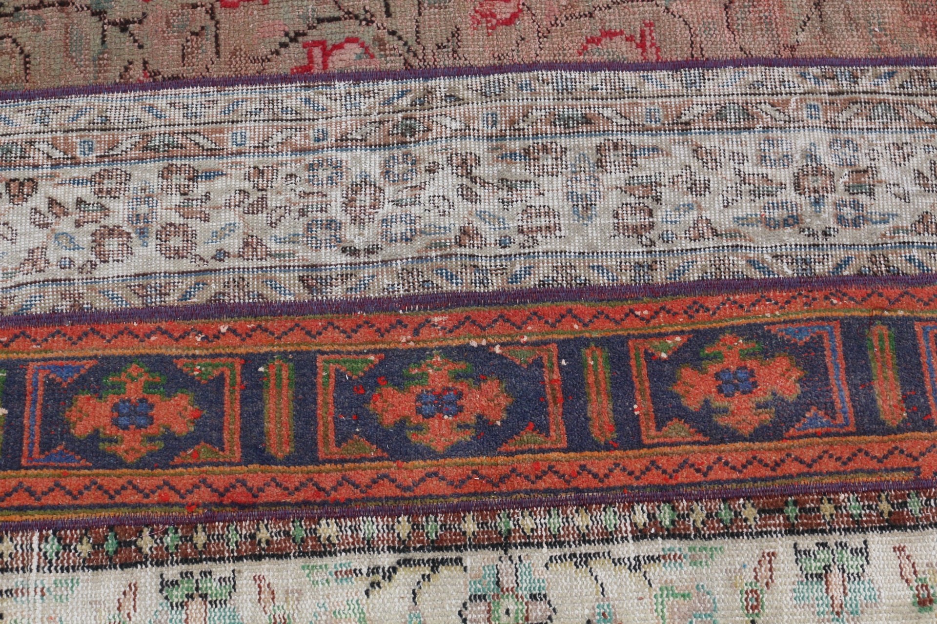 Vintage Rugs, Flatweave Rugs, 2.8x4.3 ft Small Rug, Door Mat Rug, Rugs for Entry, Turkish Rug, Oushak Rug, Beige Bedroom Rug, Cool Rugs