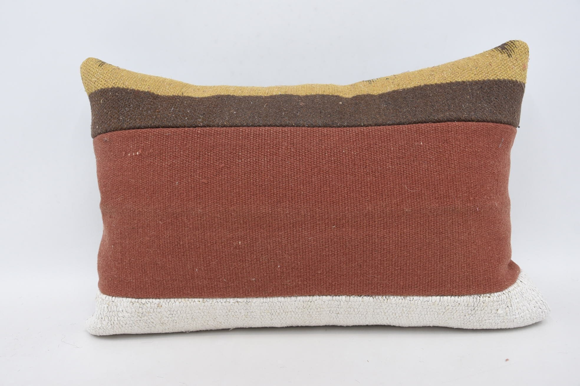 Interior Designer Pillow, Vintage Kilim Pillow, Kilim Rug Pillow Sham, Antique Pillows, Couch Cushion Case, 16"x24" Red Cushion Case