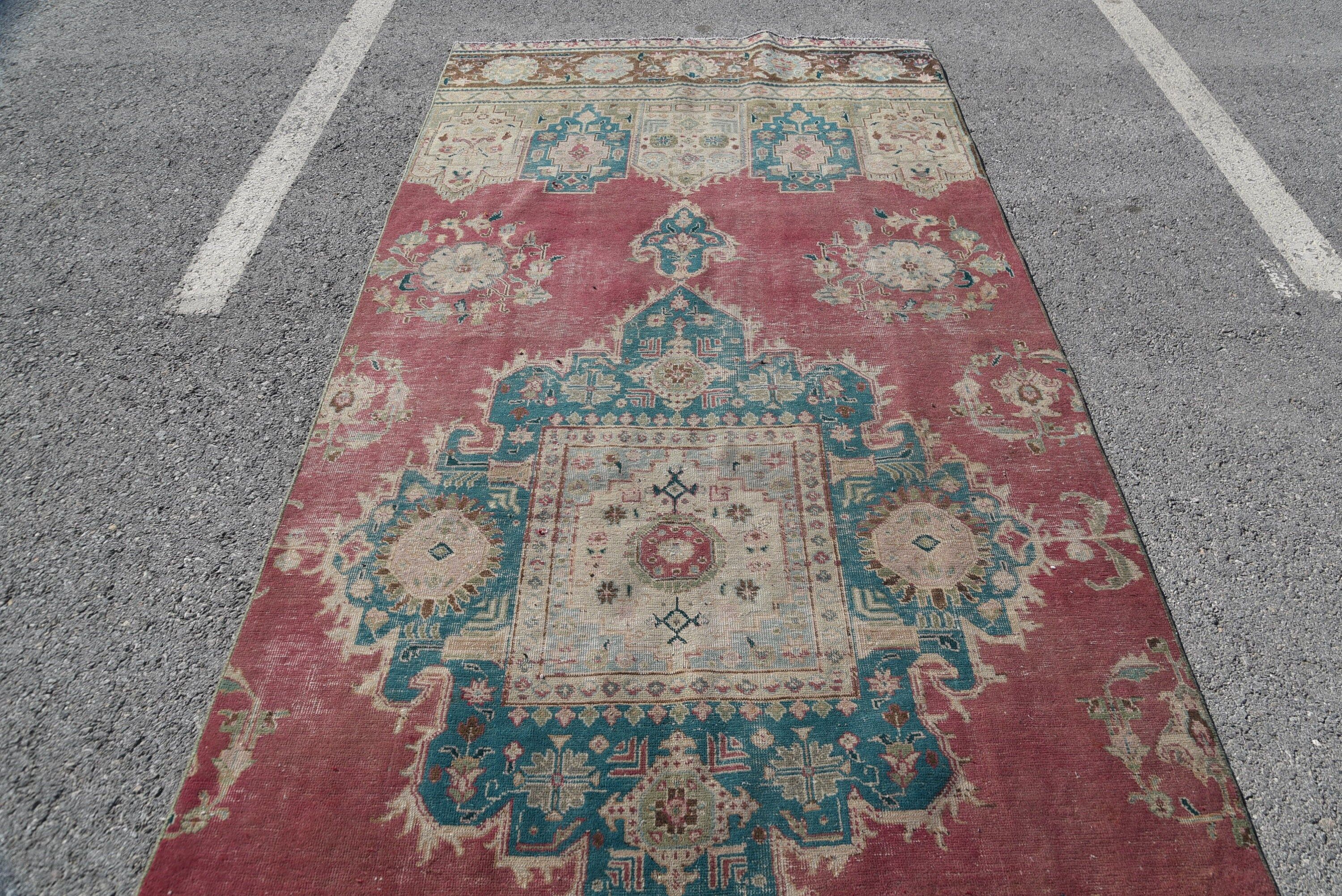 Mutfak Halısı, 5x12.5 ft Yolluk Halı, Mutfak Halıları, Vintage Halı, Mutfak Halısı Yolluk Halıları, Yatak Odası Halıları, Türk Halısı, Anadolu Halıları