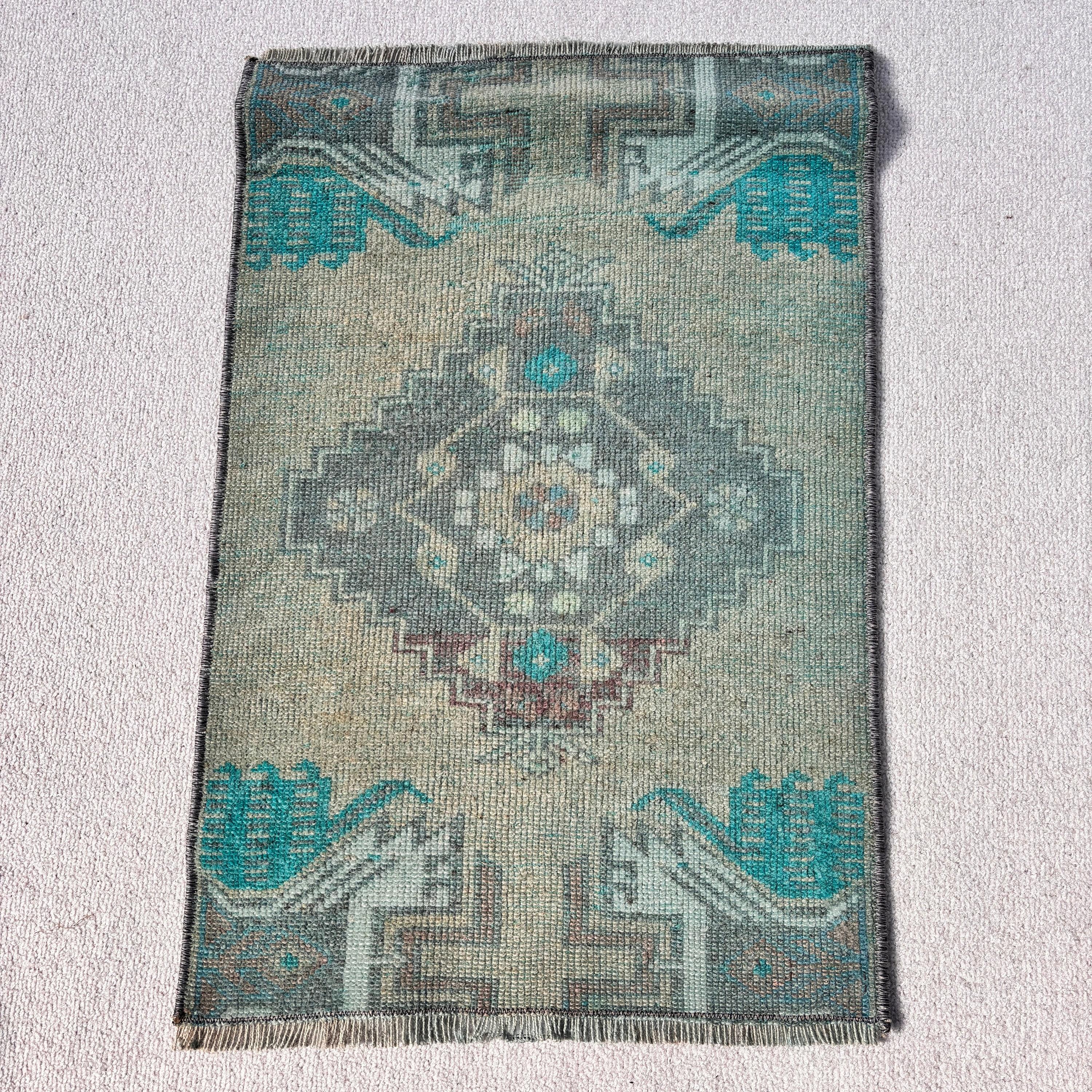 Bej Açıklama Halıları, Küçük Alan Halıları, Düz Dokuma Halı, Giriş Halıları, Türk Halıları, El Dokuma Halı, 1,4x2,1 ft Küçük Halı, Vintage Halılar, Boho Halı