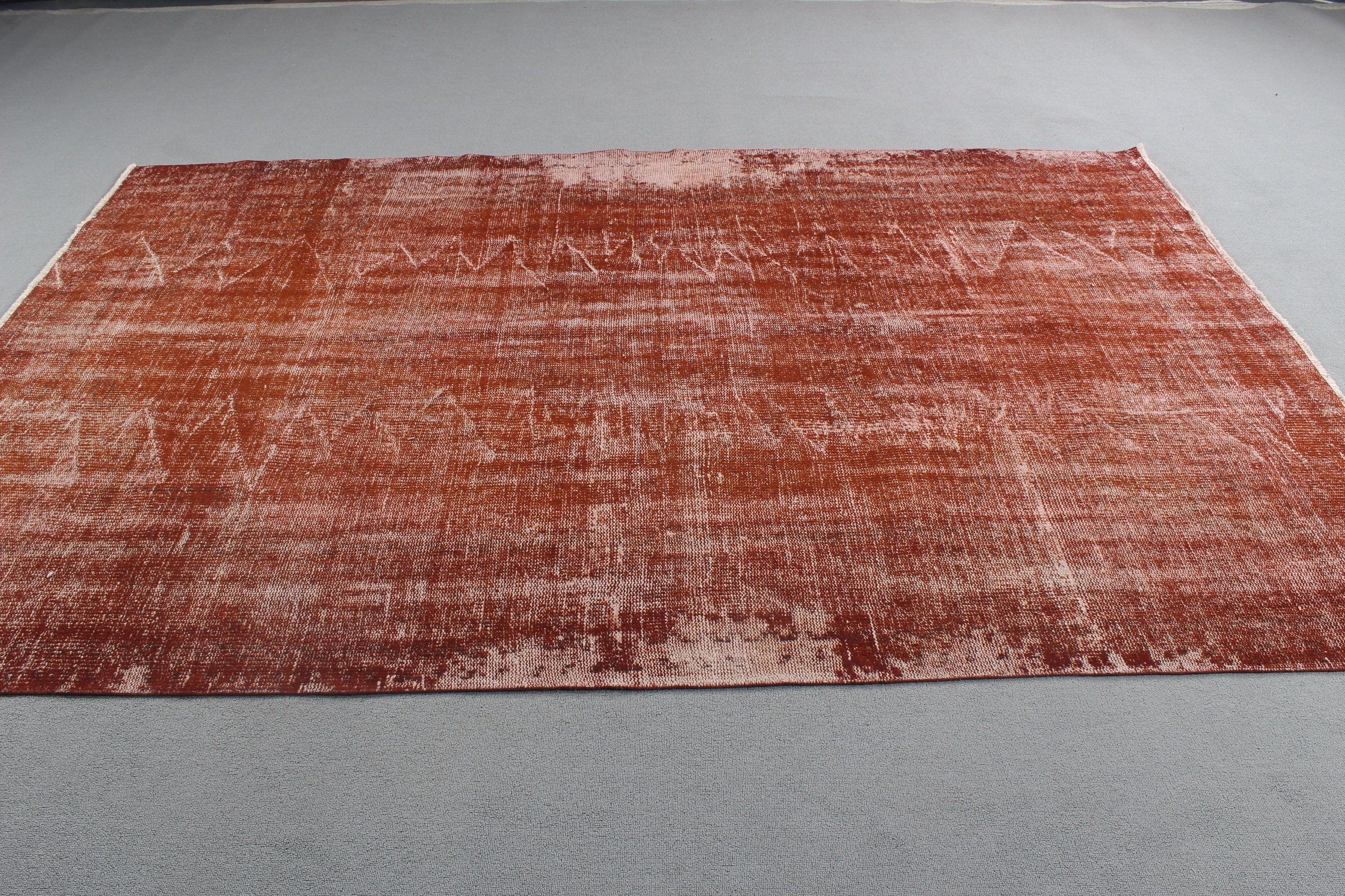 Vintage Rugs, Turkish Rugs, Oriental Rugs, Large Vintage Rugs, 6x9.1 ft Large Rugs, Pink Oushak Rugs, Boho Rug, Floor Rugs, Living Room Rug