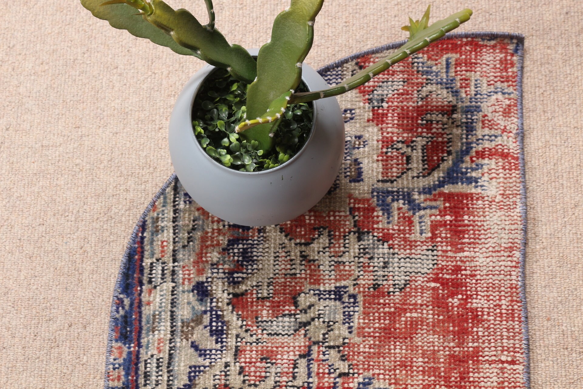 Red  2.5x1.5 ft Small Rug, Vintage Rug, Turkish Rugs, Rugs for Entry, Kitchen Rug, Cool Rug, Wall Hanging Rug